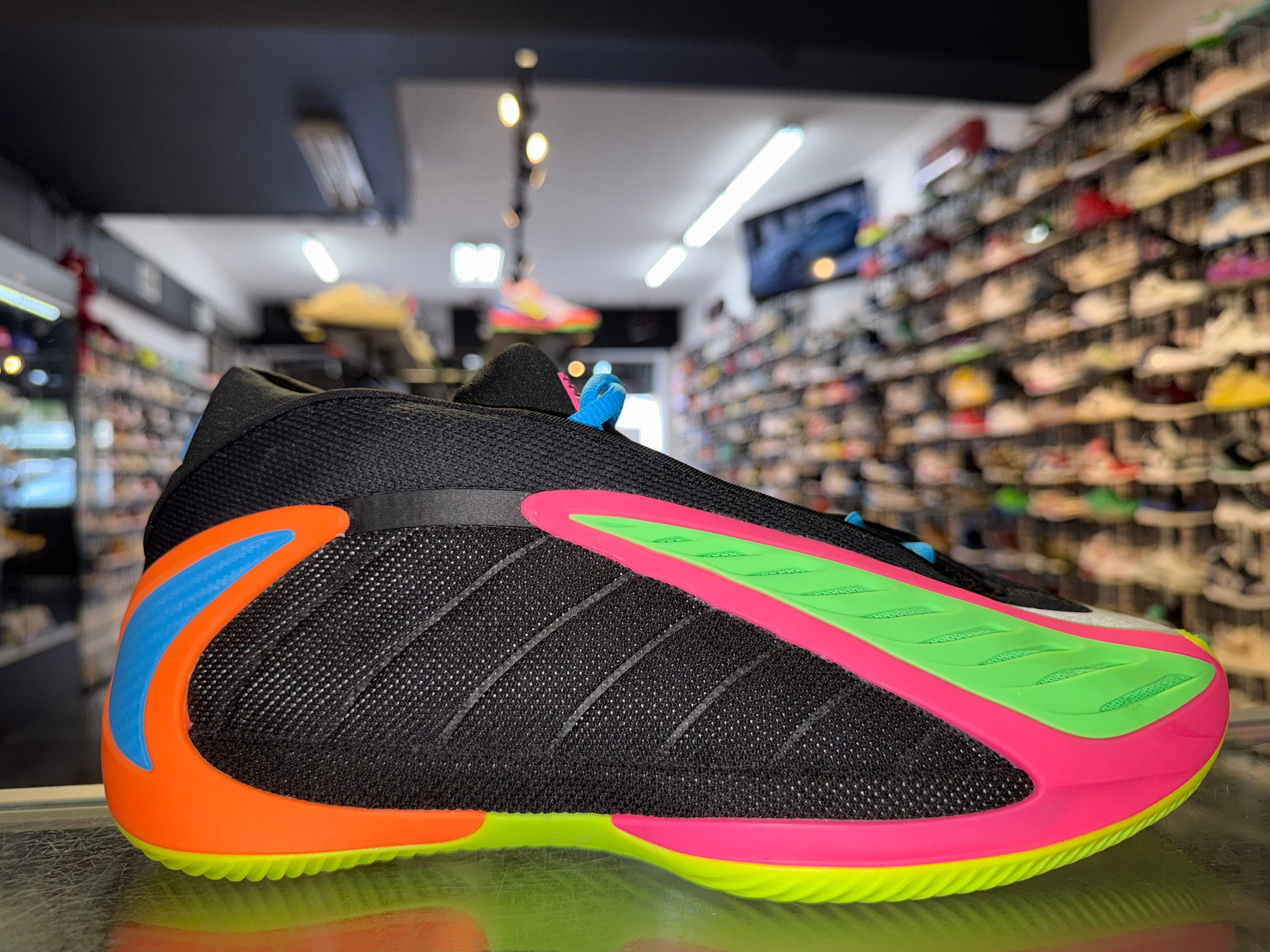 Size 9 Adidas AE 2 "Black Multi-Color"
