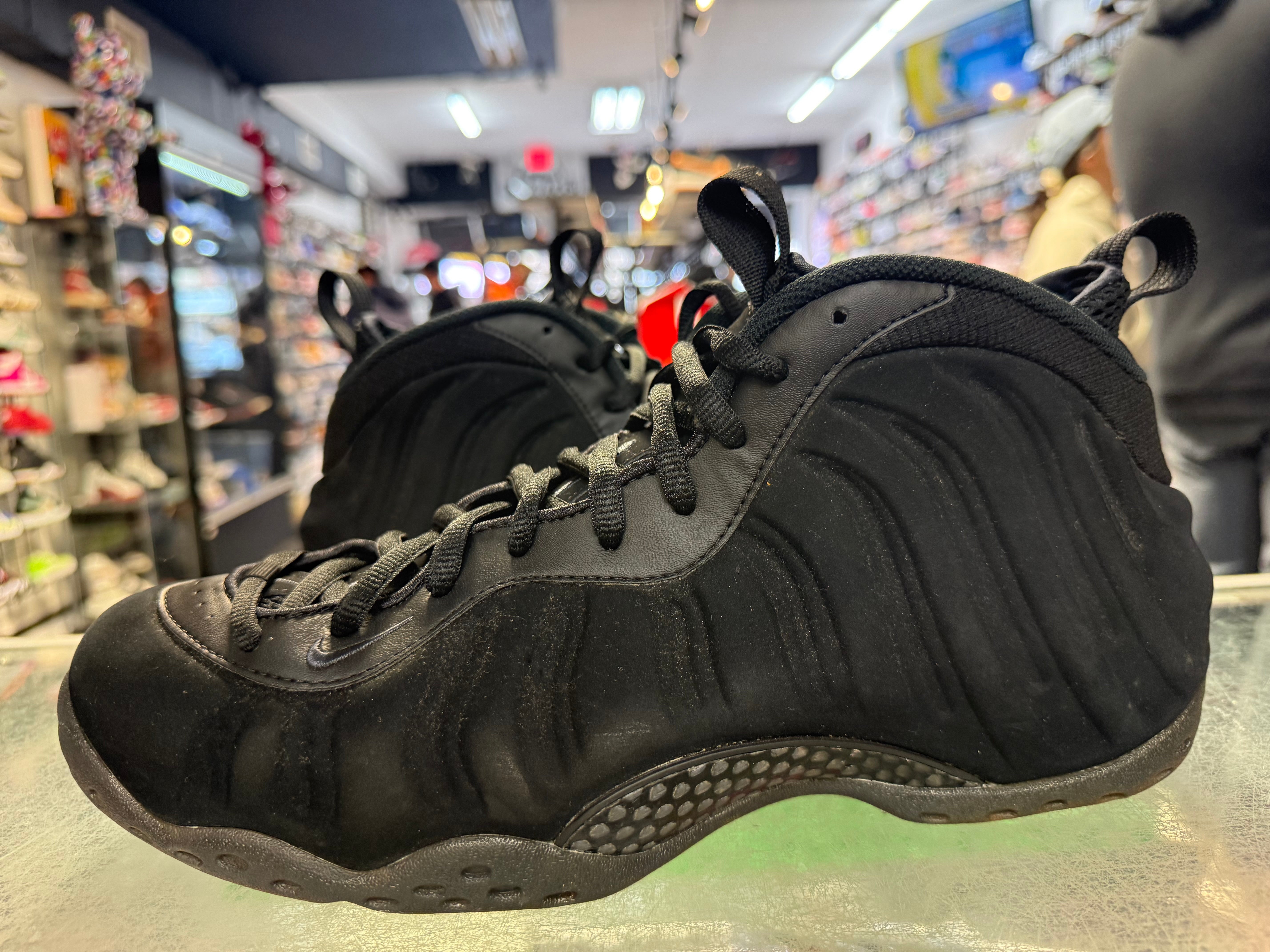 Size 12 Foamposite One "Black Suede"