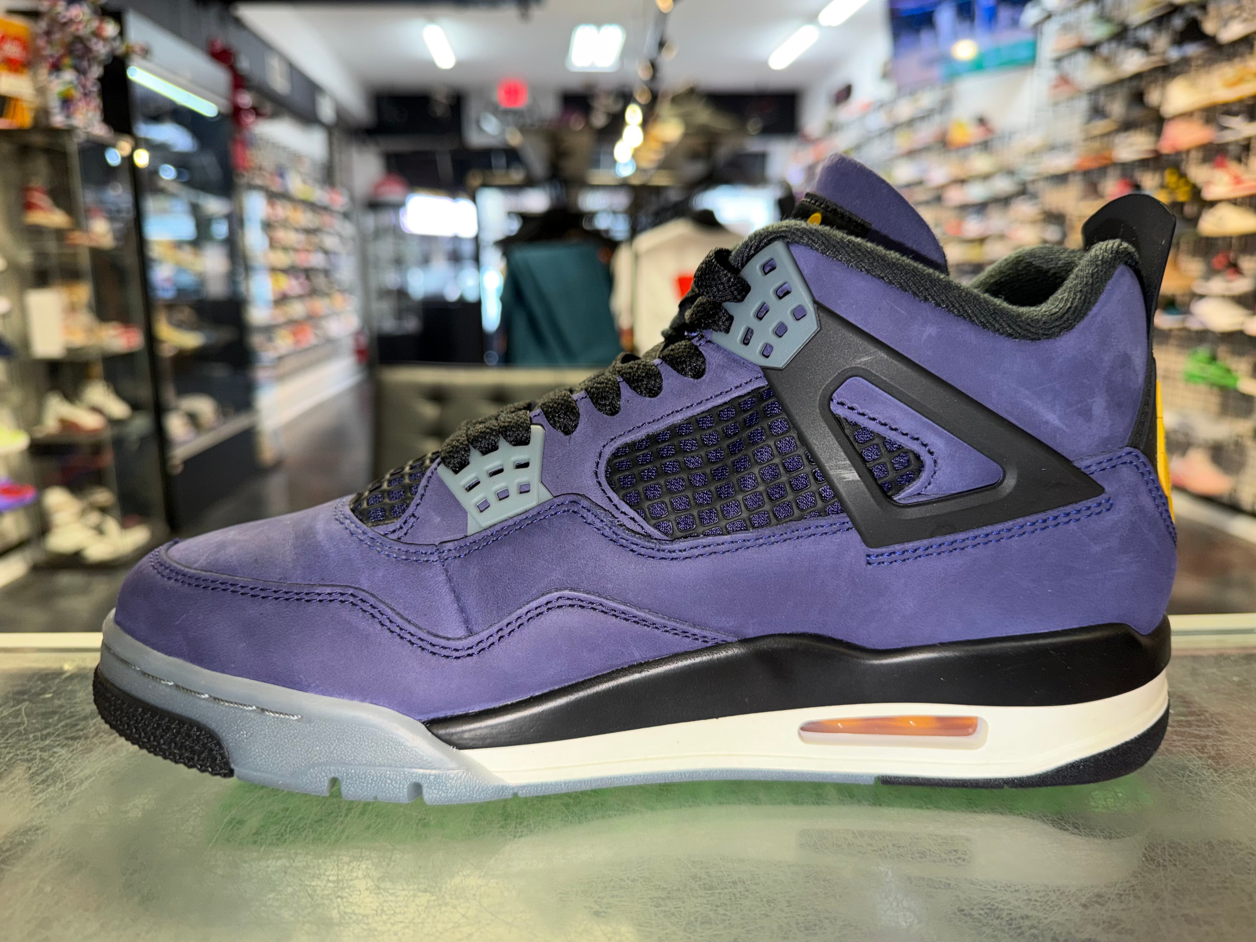 Size 9.5 Air Jordan 4 "Lakers"