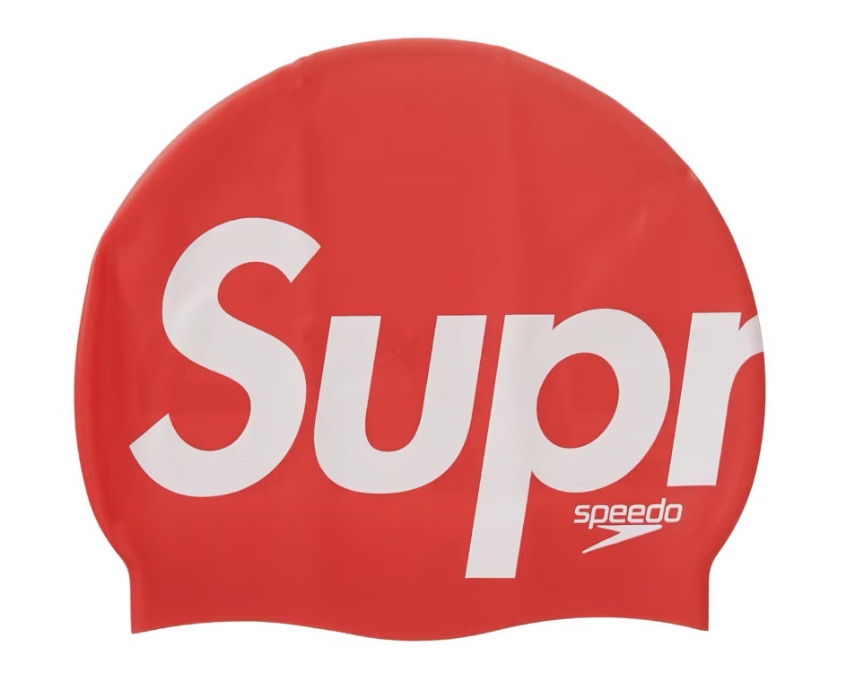 Size OS Supreme Speedo Swim Cap “Red” Brand New