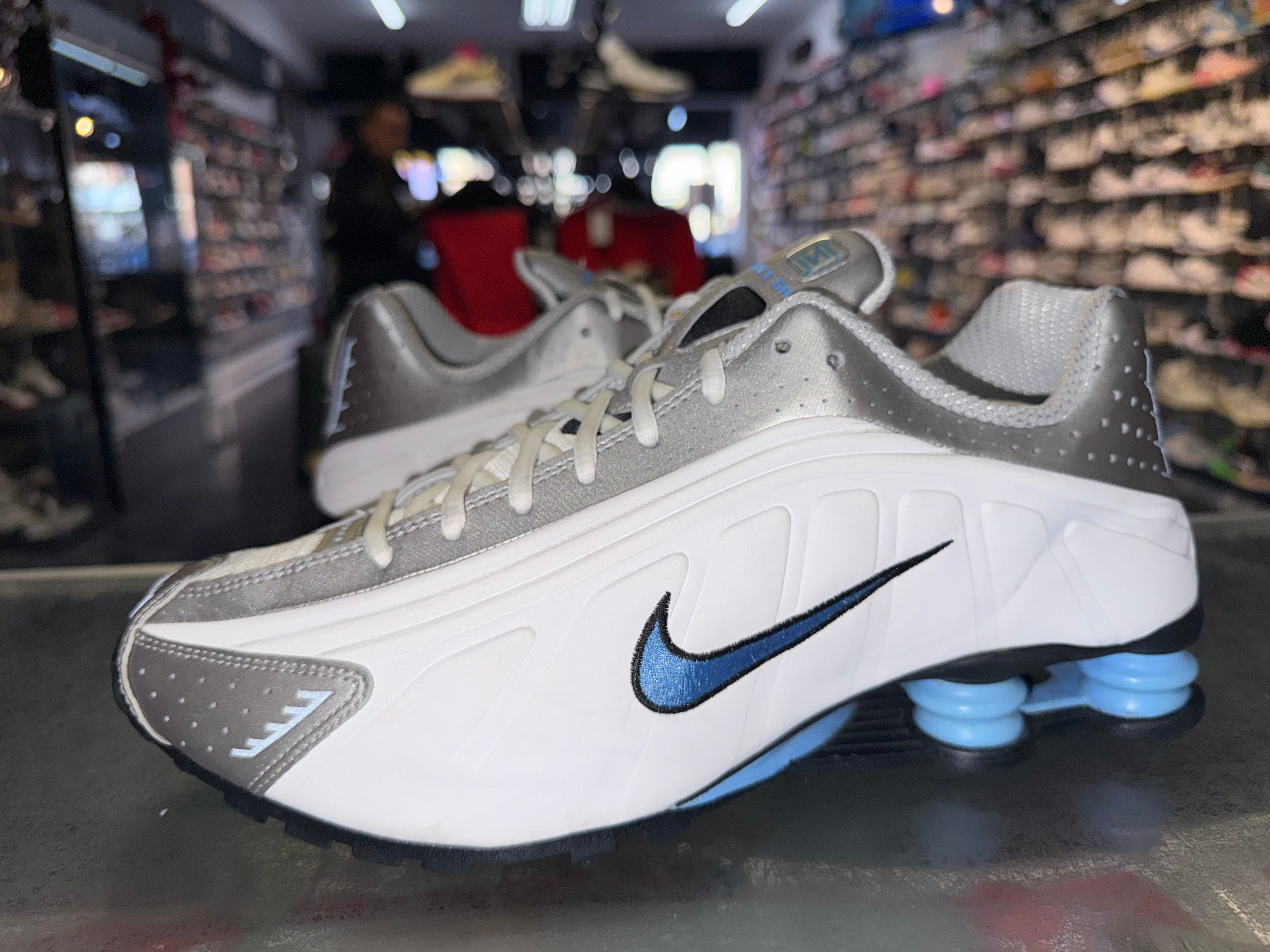 Size 11 Nike Shox R4 "University Blue"