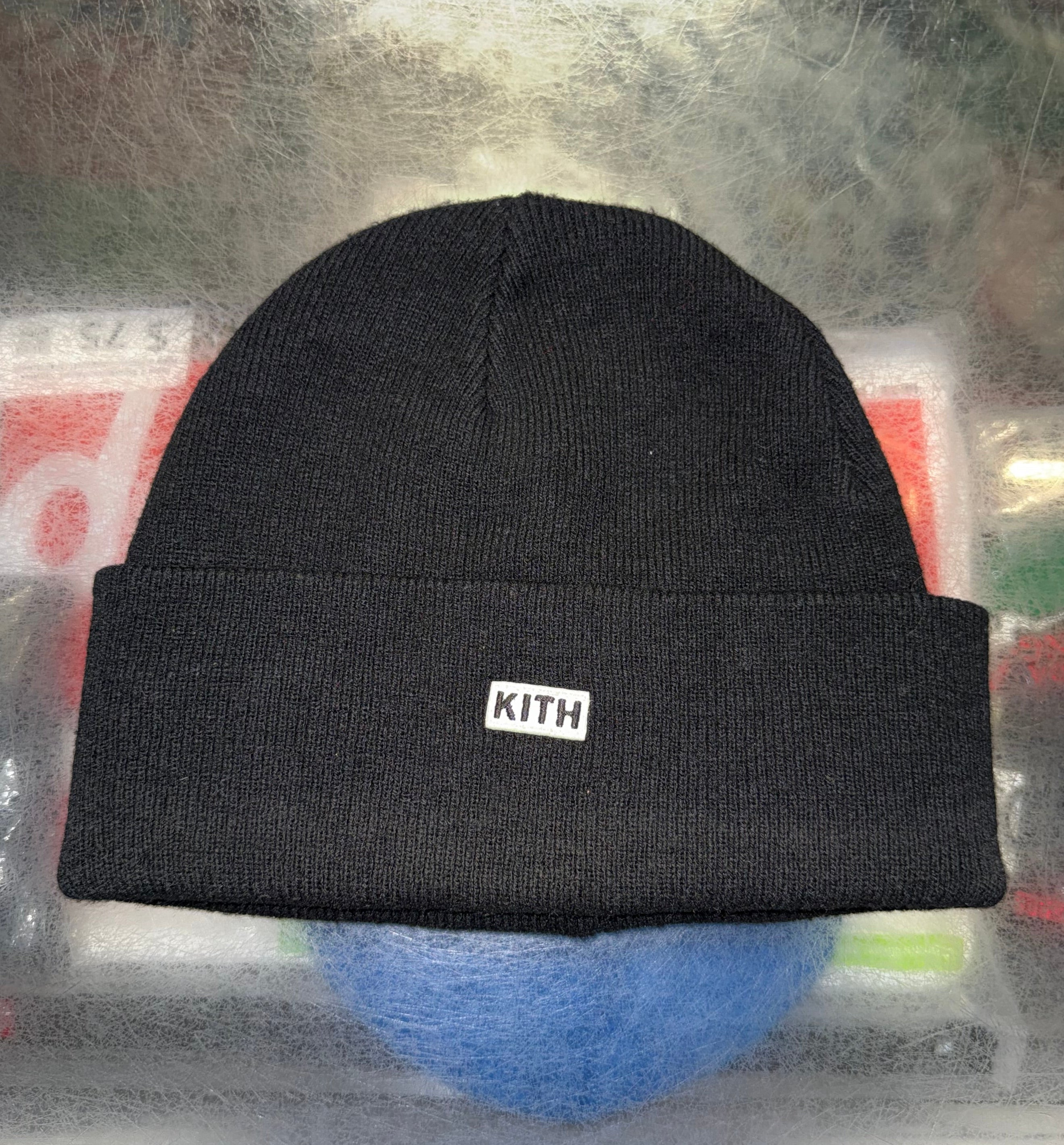 Size OS Kith Small Box Beanie "Black"