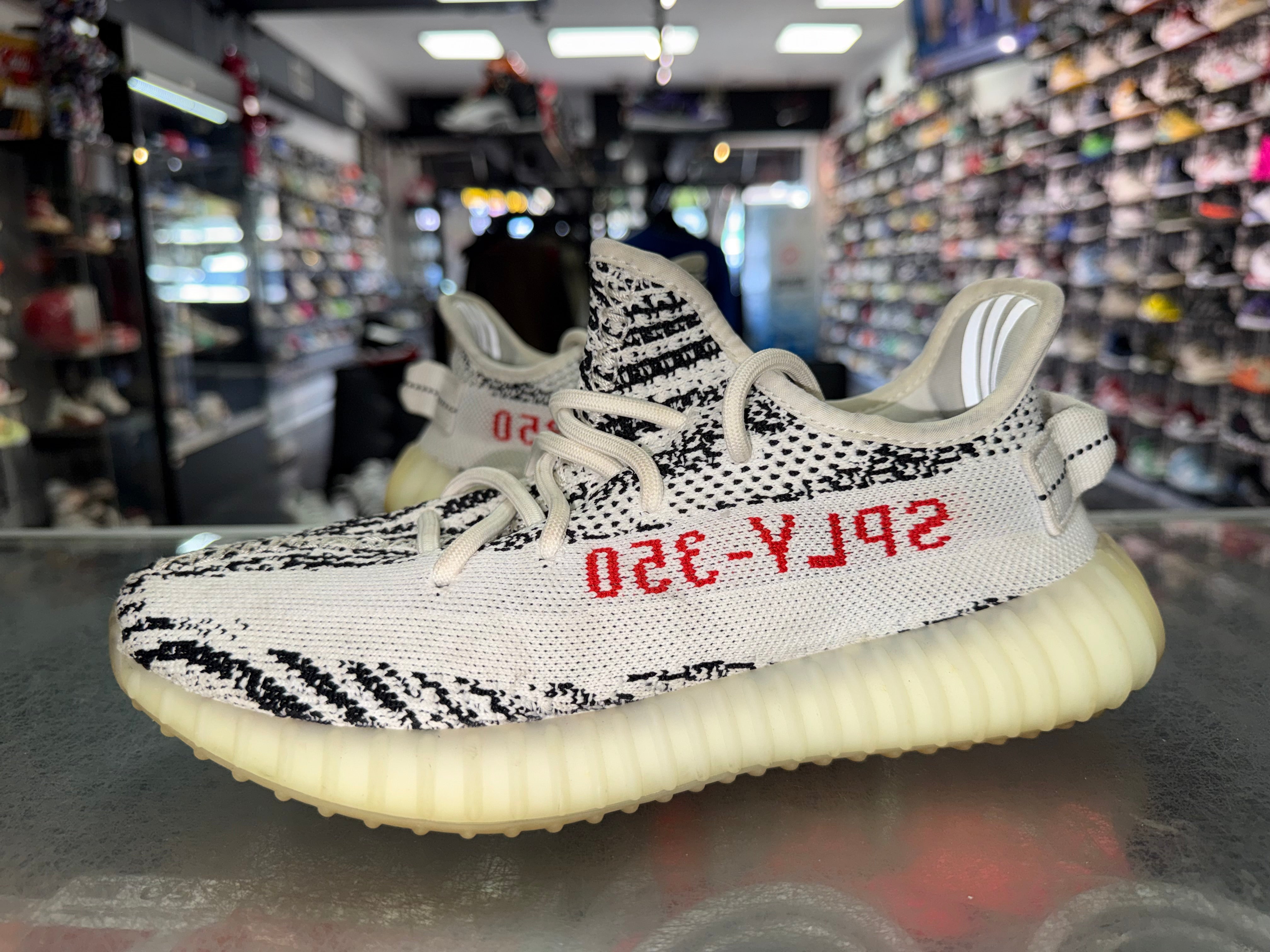 Size 7 Yeezy Boost 350 V2 "Zebra"