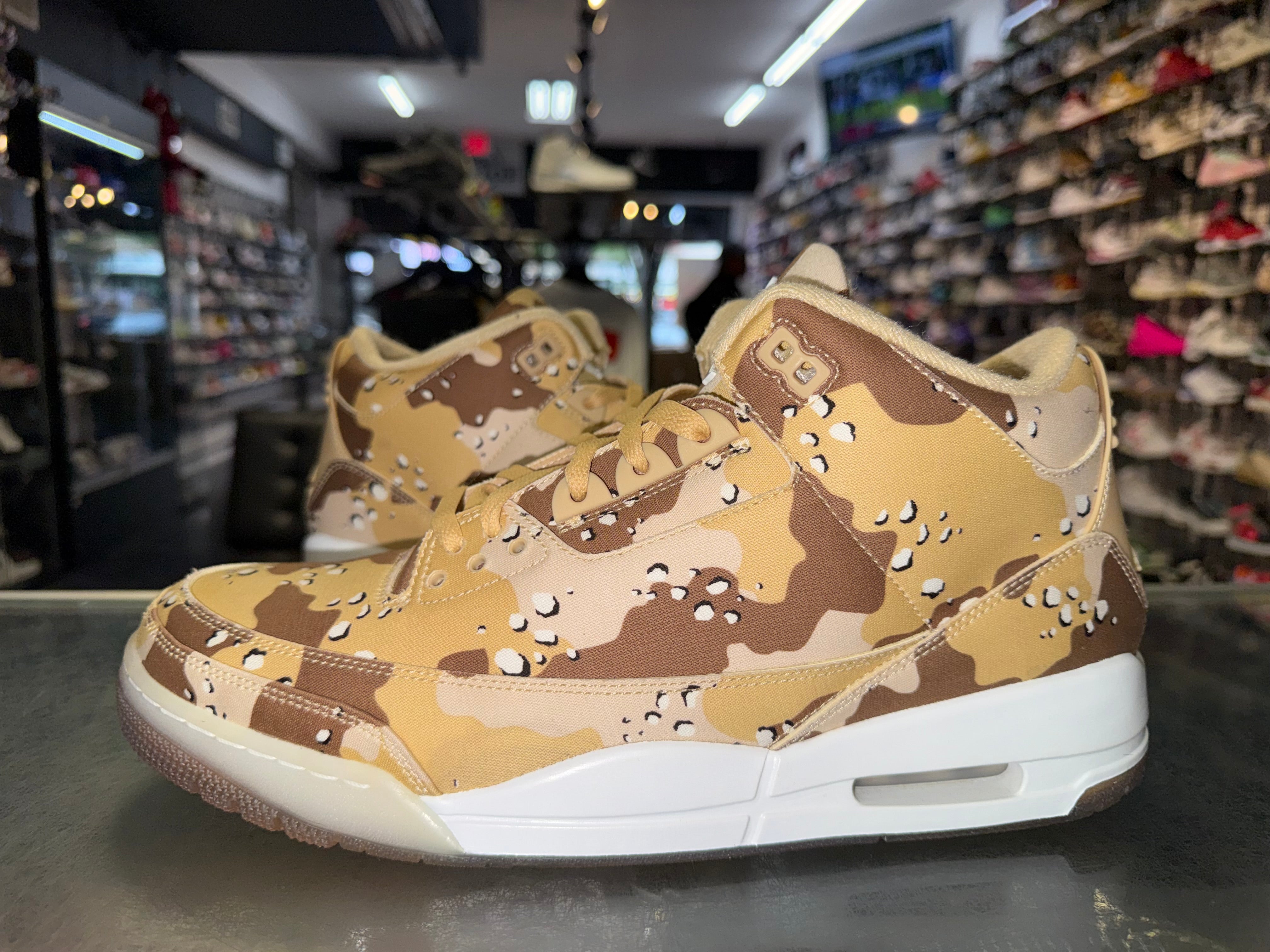 Size 13 (14.5W) Air Jordan 3 "WNBA Desert Camo"