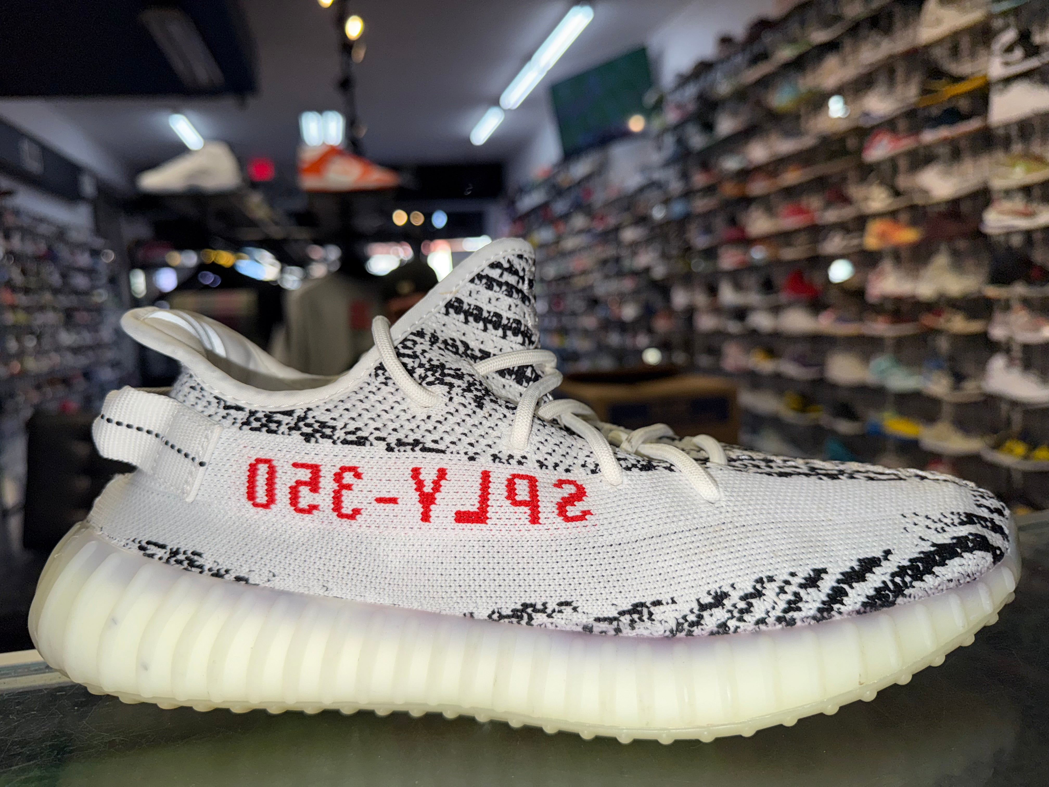 Size 10 Yeezy Boost 350 V2 "Zebra"