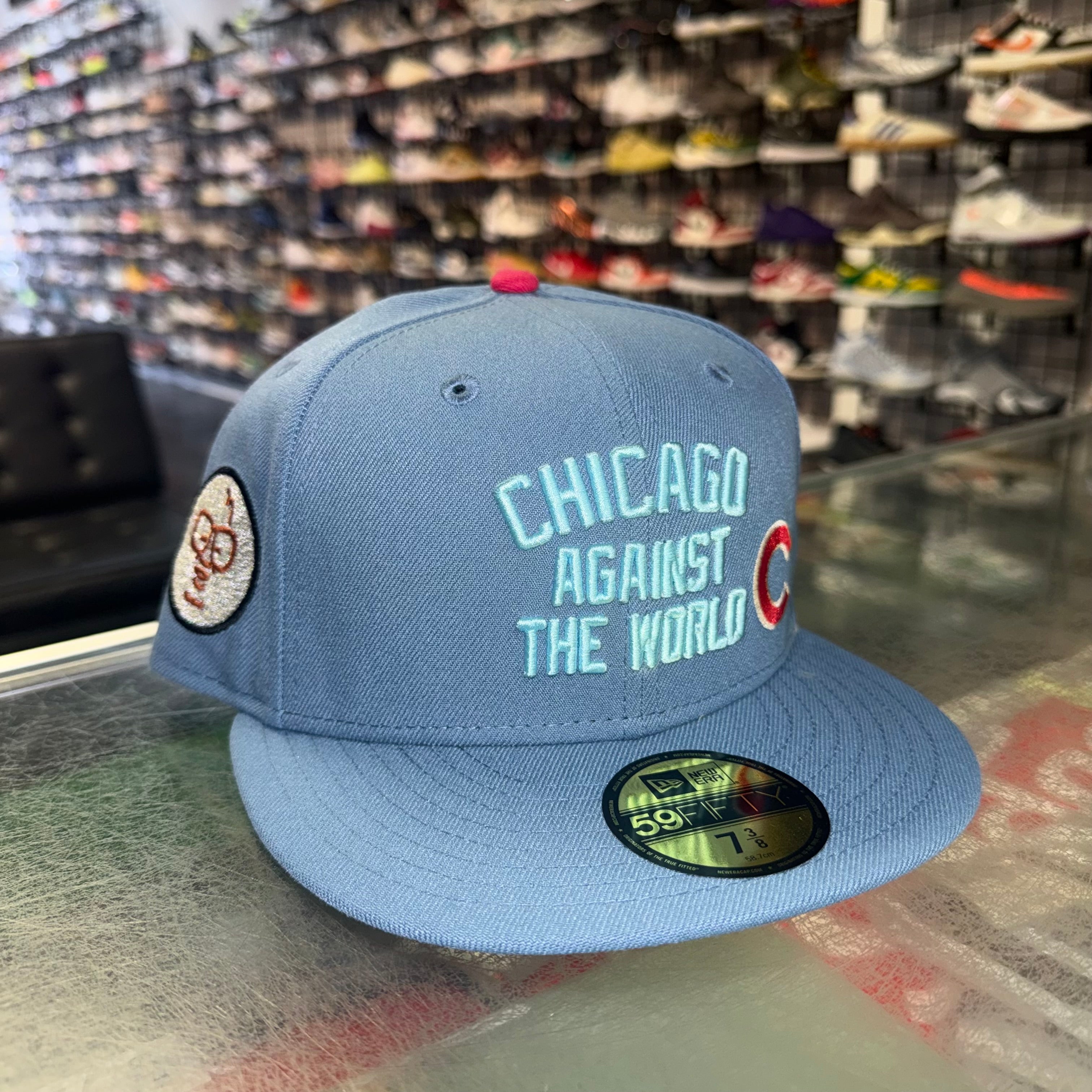 Size 7 3/8 New Era Fitted Hat “Cubs Against The World” Brand New