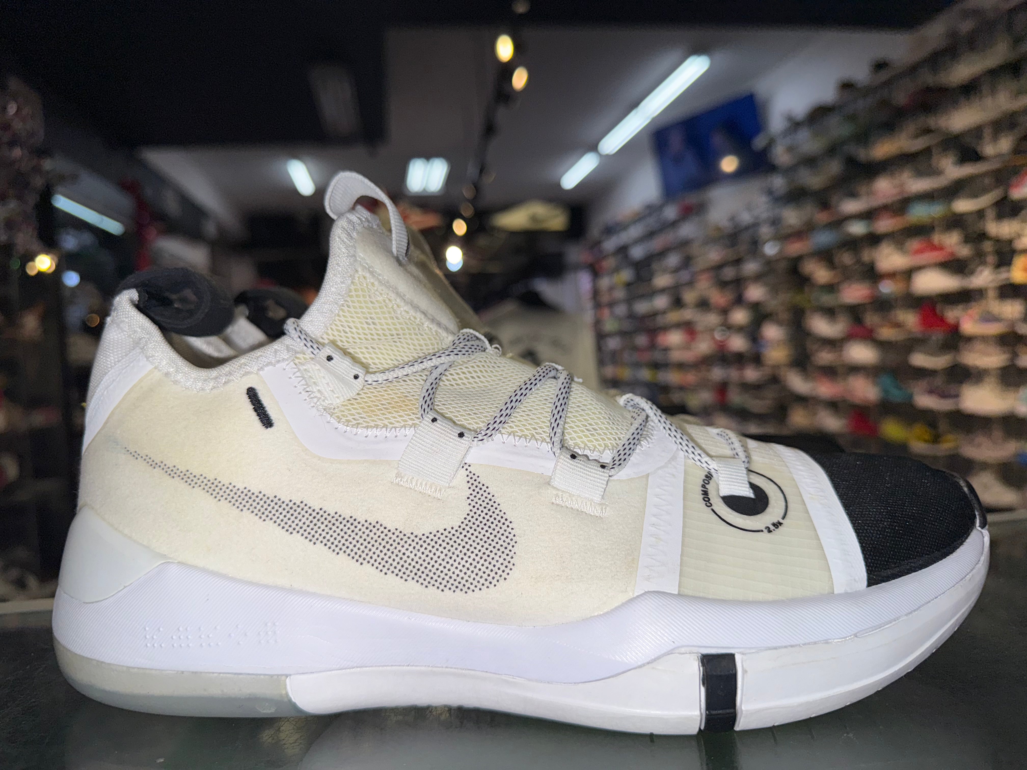 Size 9 Nike Kobe AD “White Black” Brand New