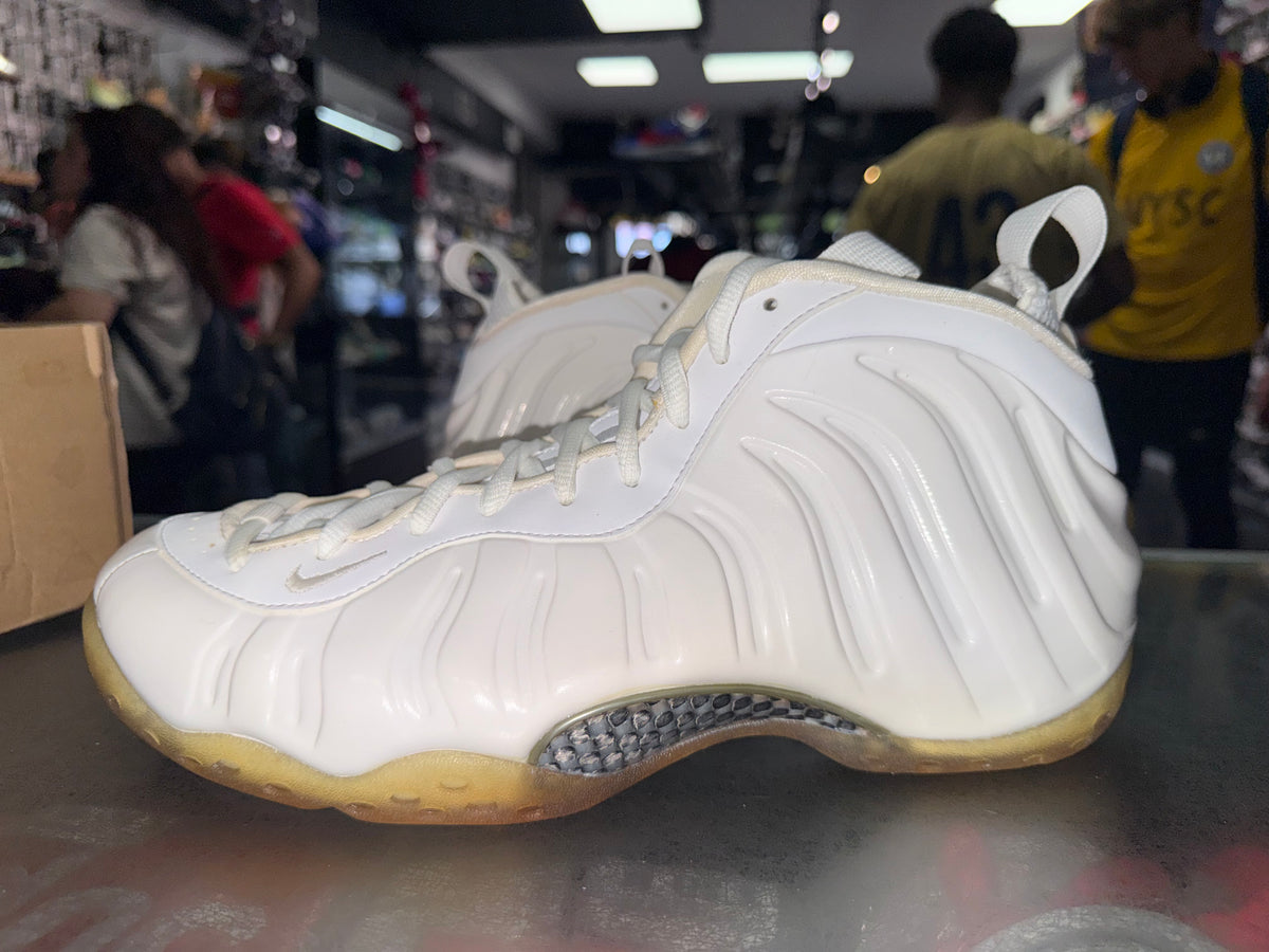 Size 10 Foamposite One "White Out"