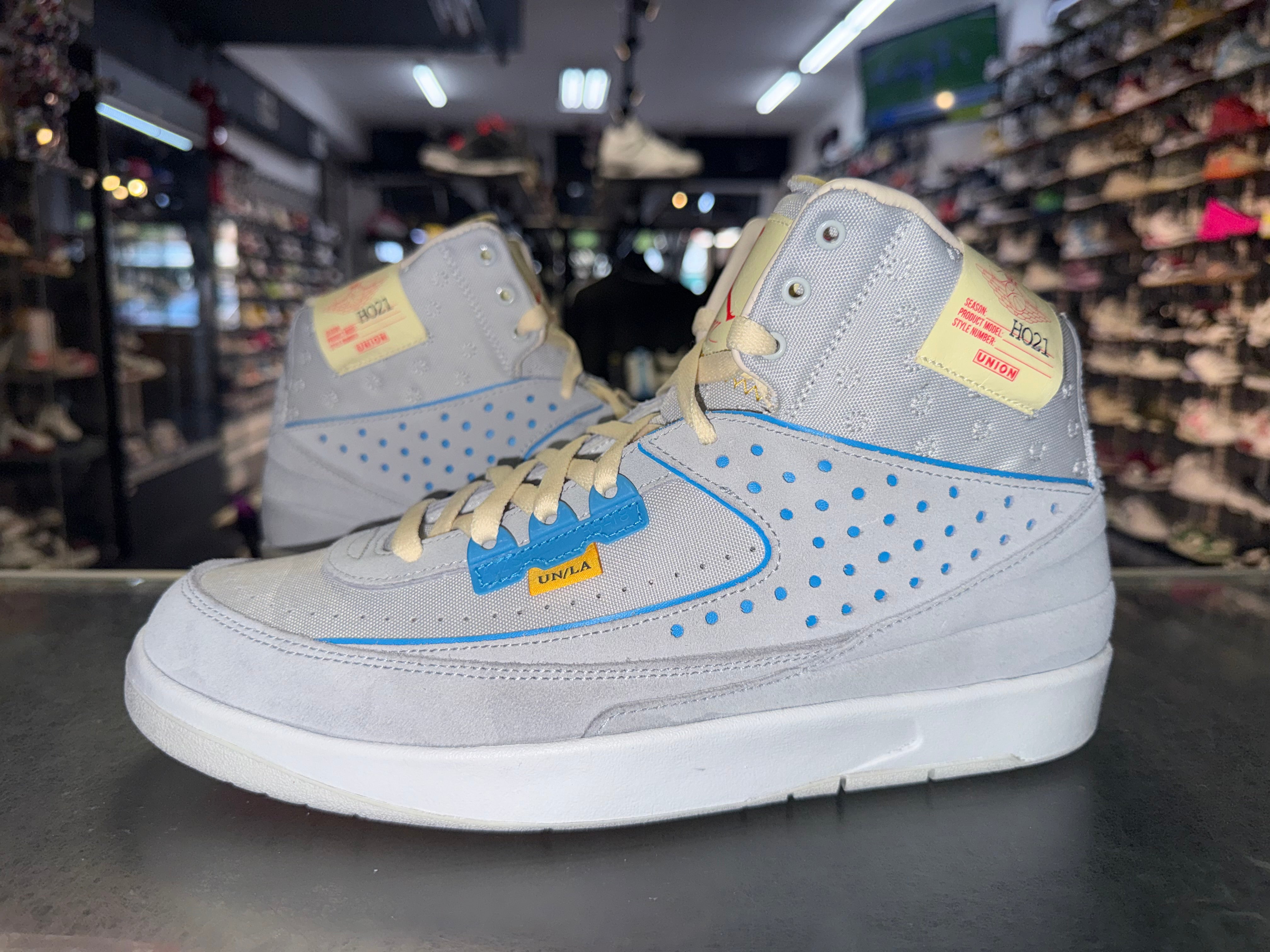 Size 11 Air Jordan 2 Union "Grey Fog"