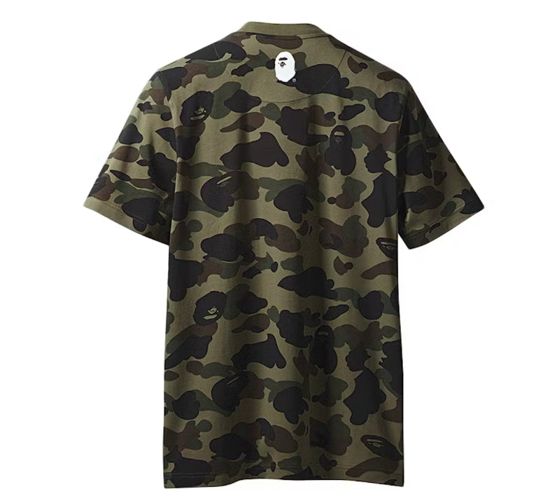 Size L Bape x Adidas Tee “Green Camo” Brand New
