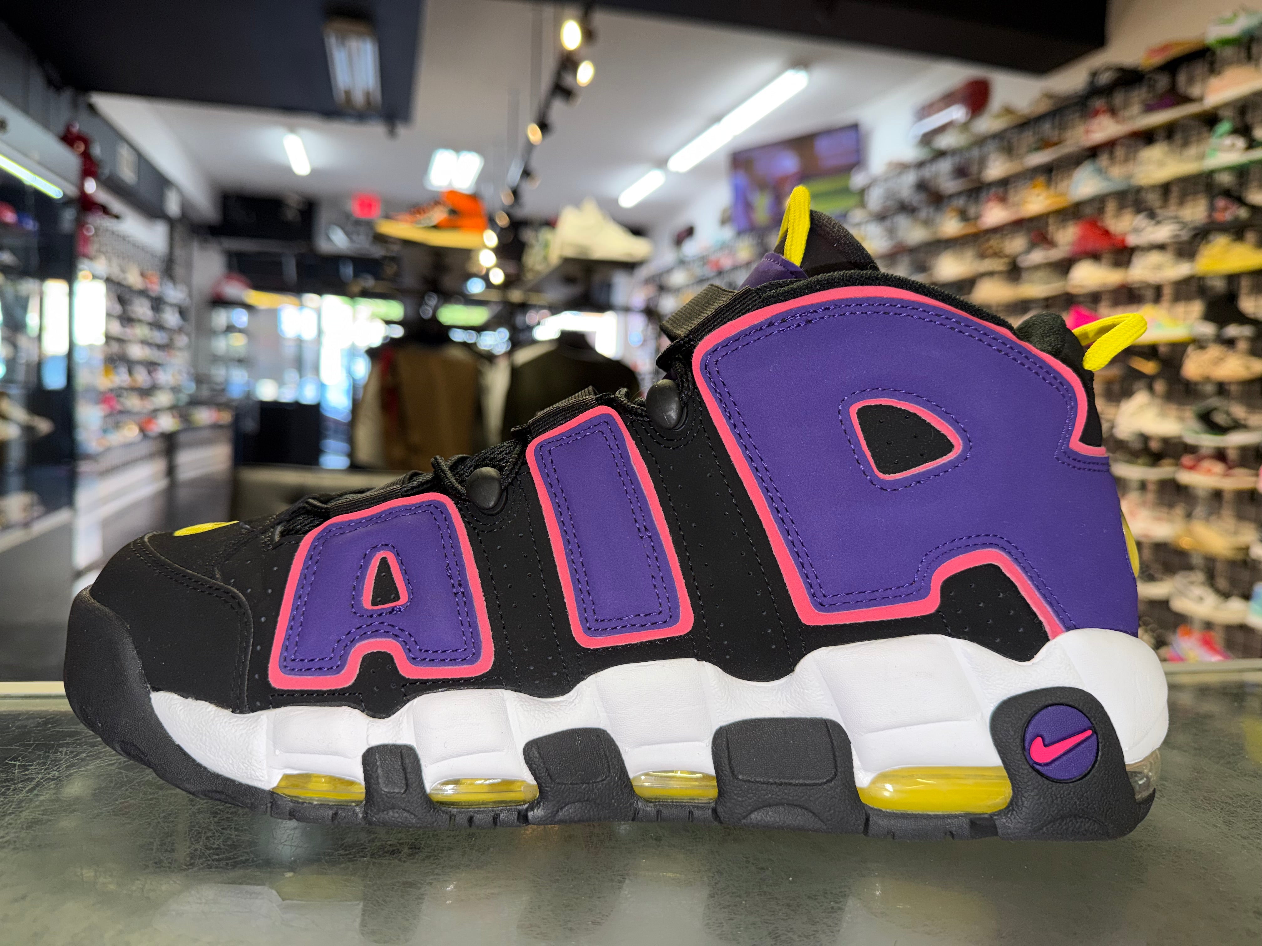 Size 13 Air More Uptempo "Black Court Purple" Worn 1x