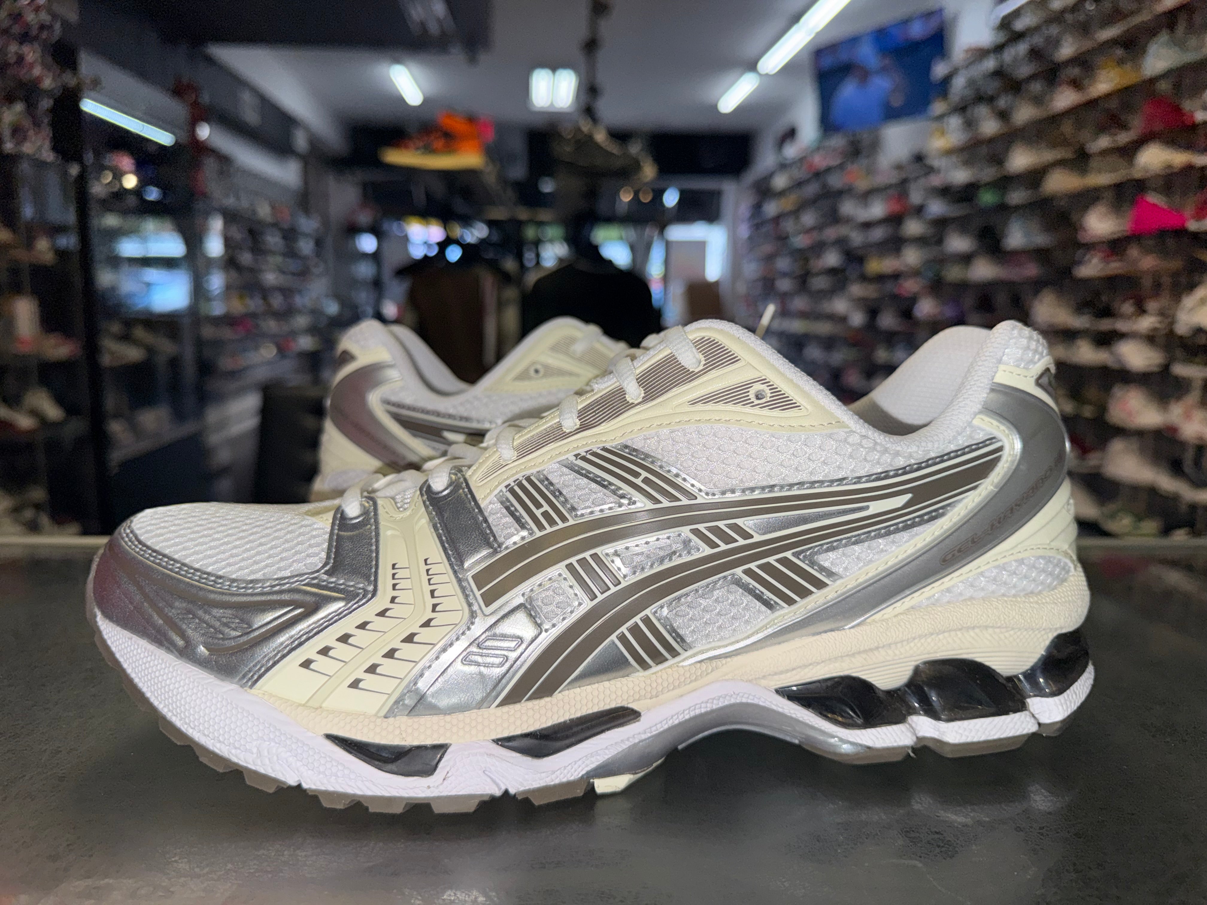 Size 11.5 Asics Gel-Kayano 14 "White Ivory"