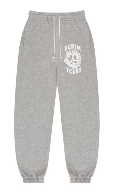 Size L Denim Tears University Sweatpants “Grey” Brand New