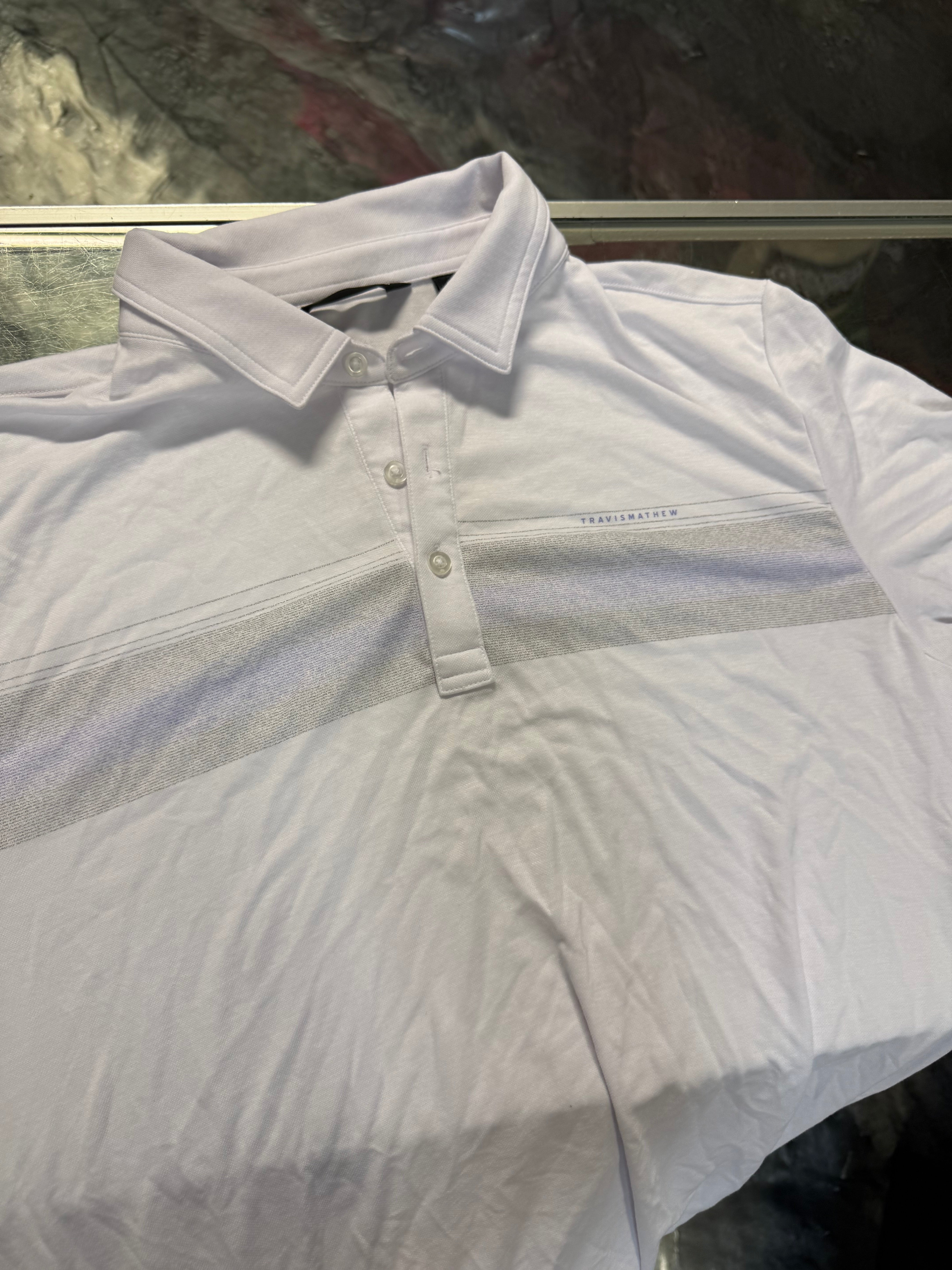 Medium Travis Mathew Polo White