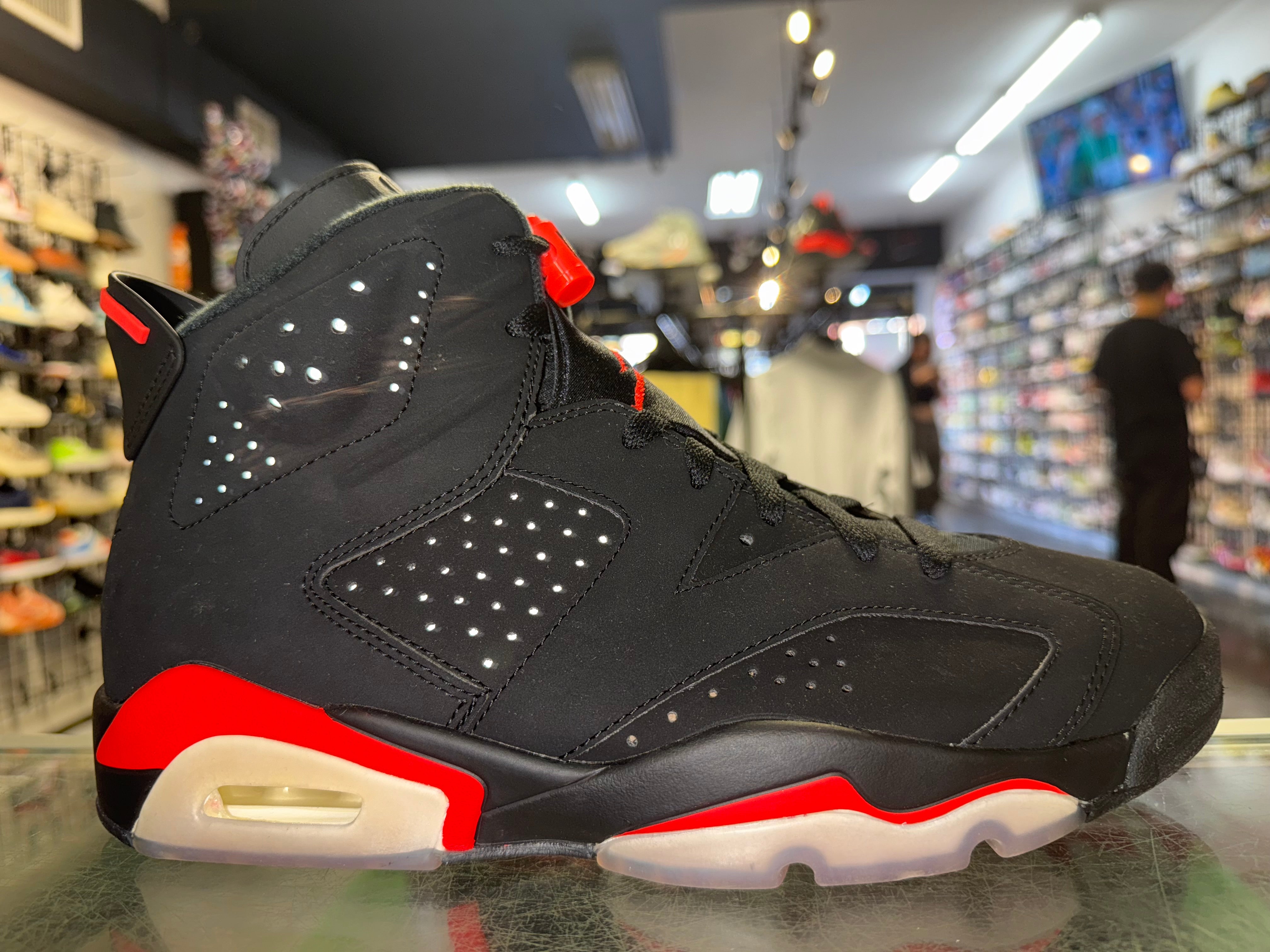 Size 9 Air Jordan 6 "Black Infrared" Brand New