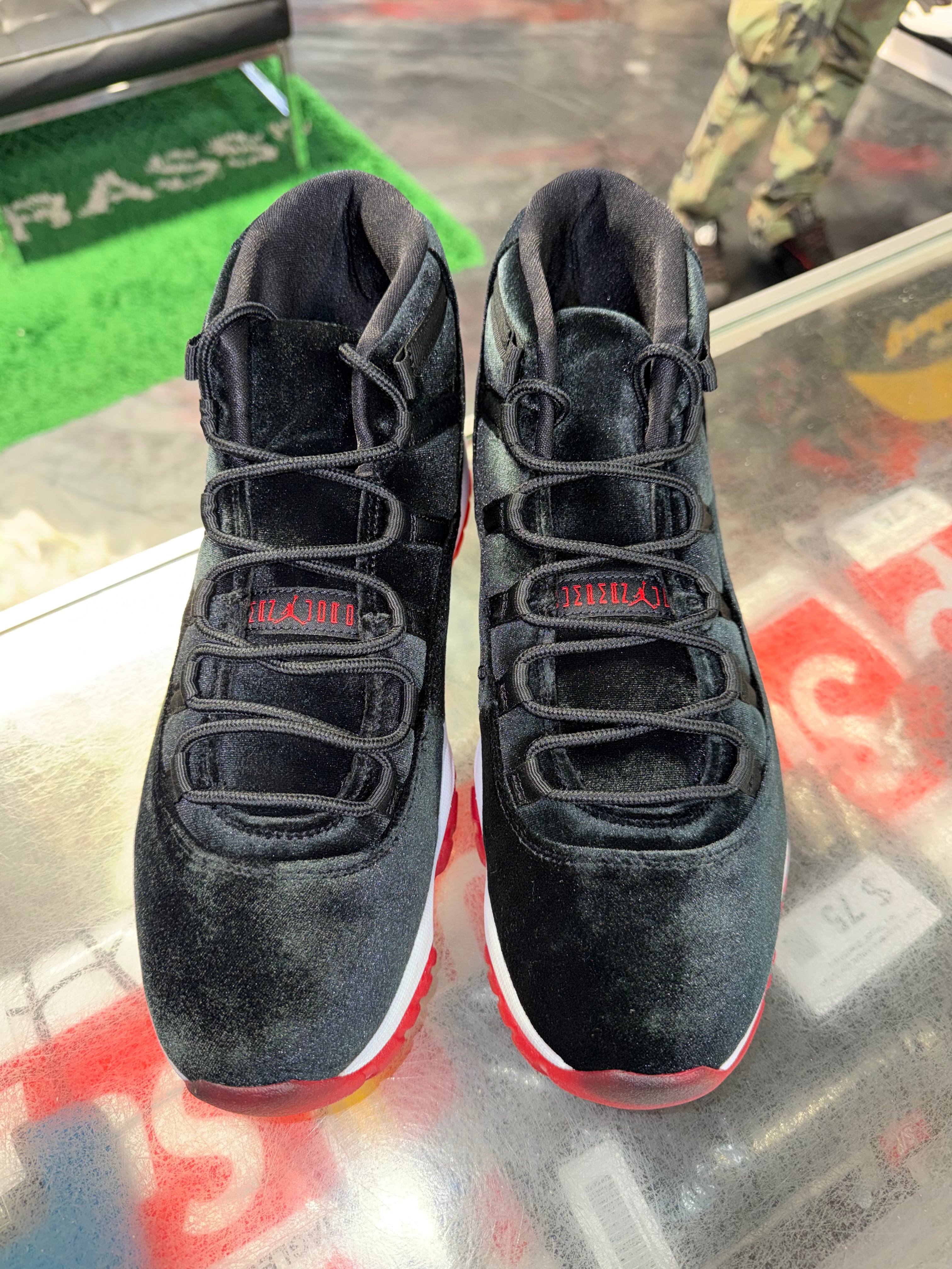 Size 10.5 (12W) Air Jordan 11 "Bred Velvet" Pass as New