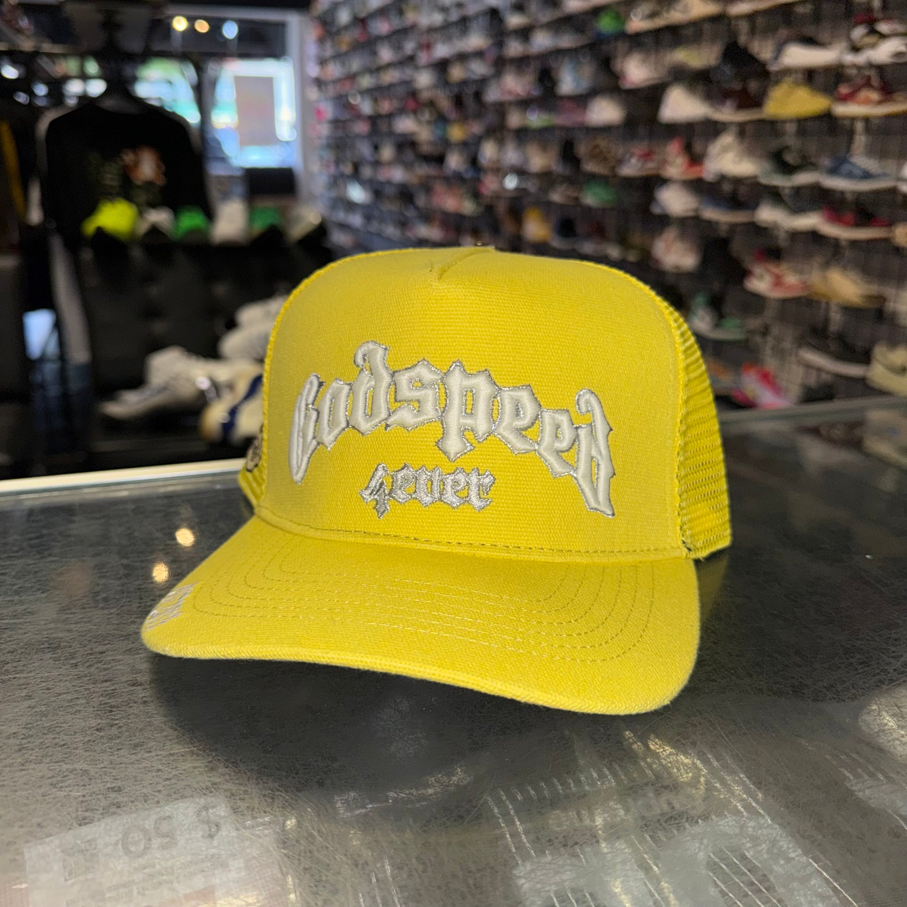 Size OS Godspeed SnapBack Hat “Yellow” Worn 1x
