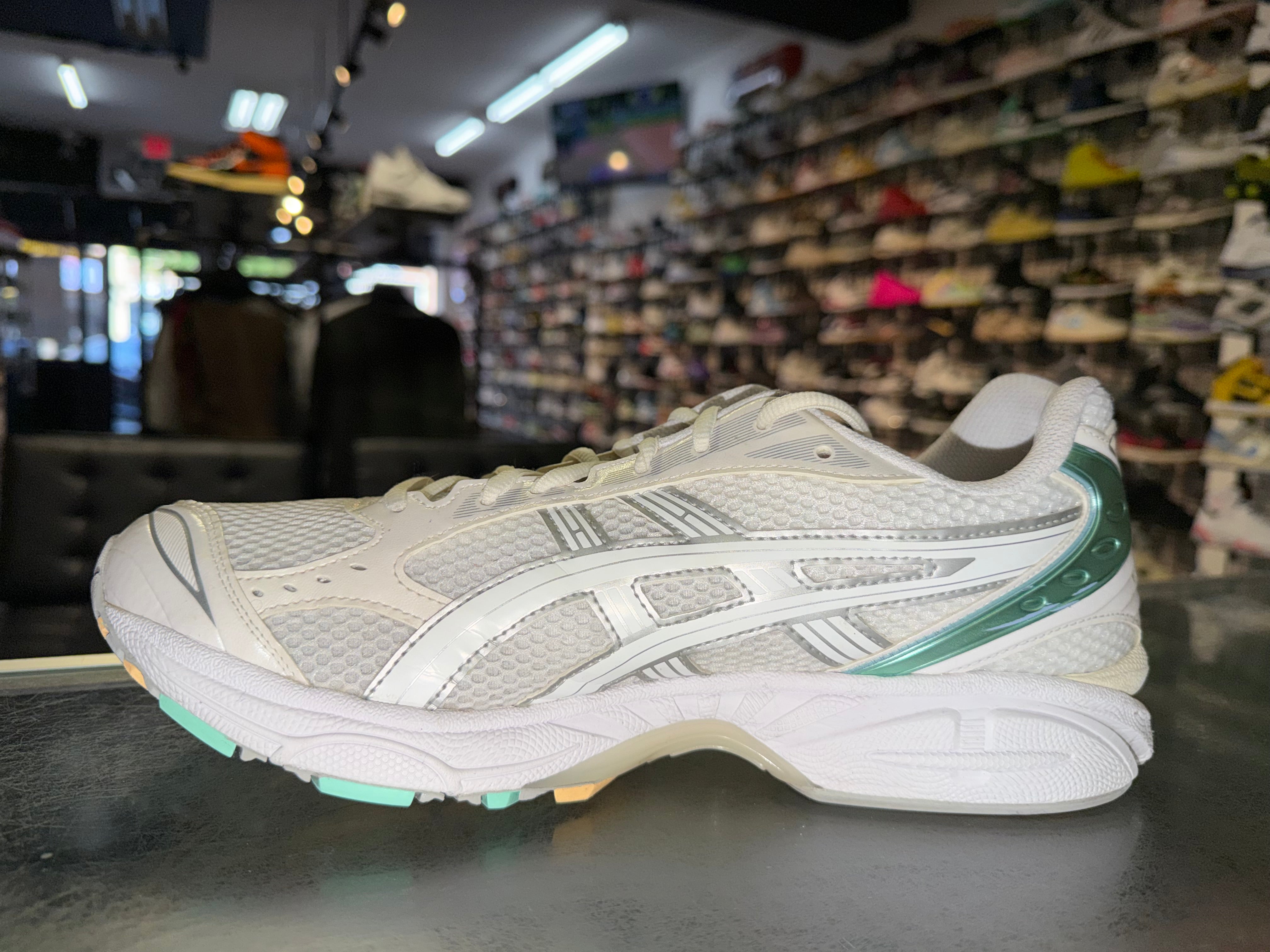 Size 11 Asics Gel-Kayano 14 "White Mint Gold"