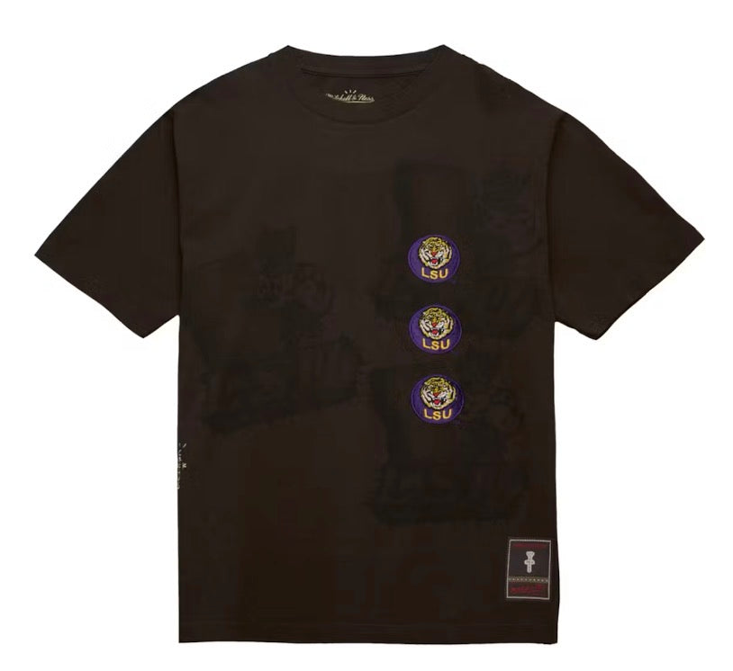 Size XXL Travis Scott LSU Tigers Tee “Brown” Brand New