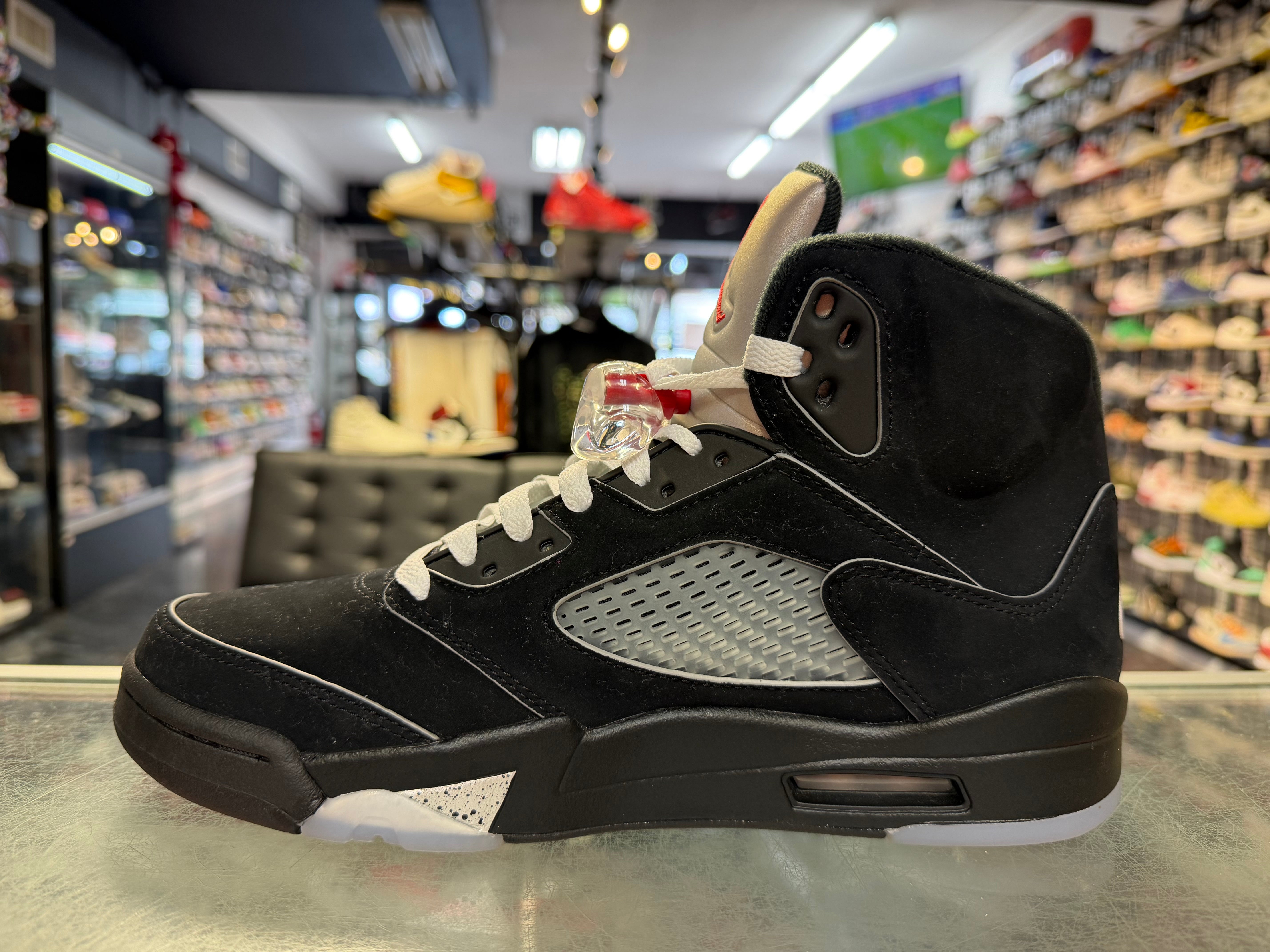 Size 8.5 Air Jordan 5 "Black Metallic Reimagined"