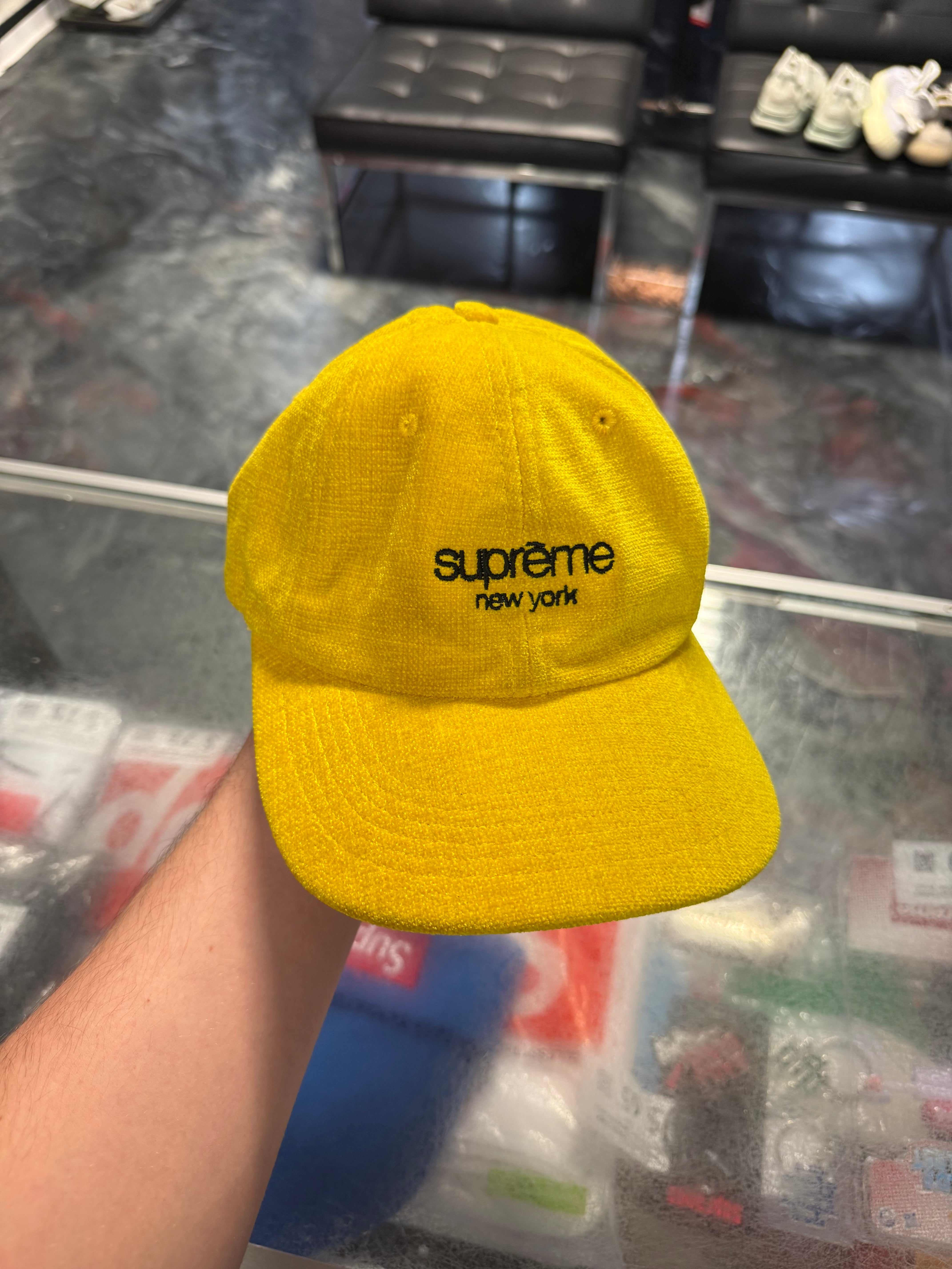 Size OS Supreme Adjustable Hat Yellow