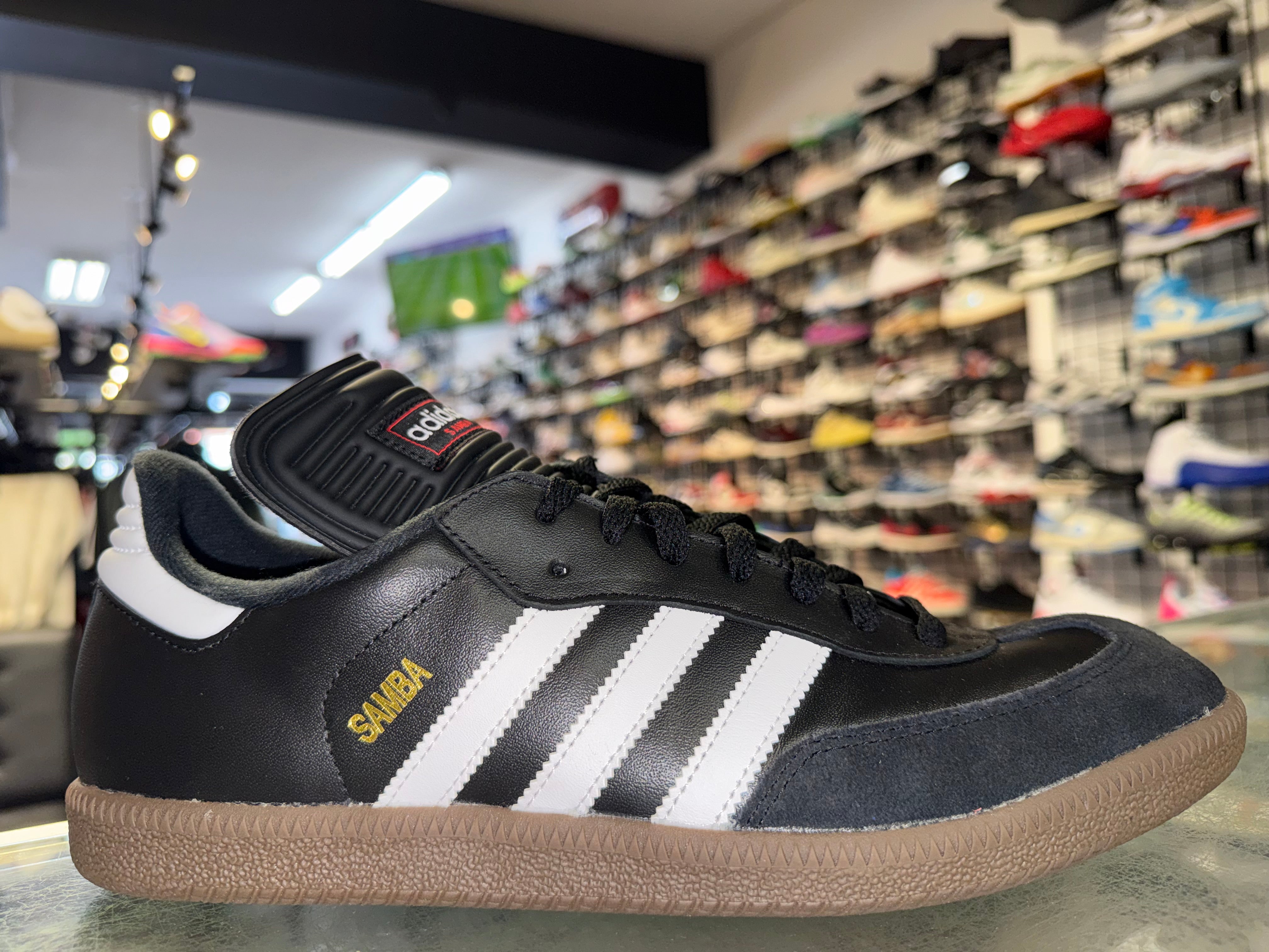 Size 10.5 Adidas Samba “Black Gum”