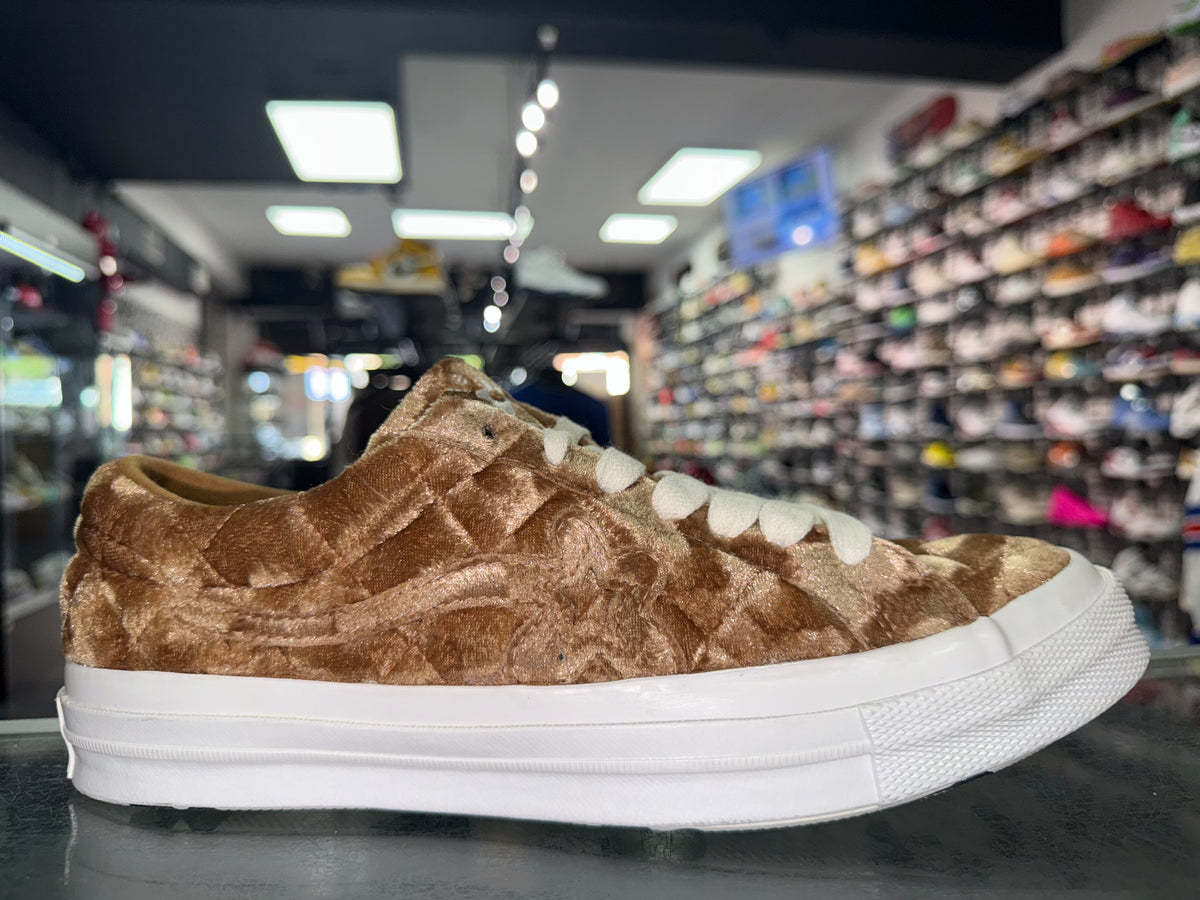 Size 8 Converse One Star Ox "Golf le Fleur Quilted Velvet"