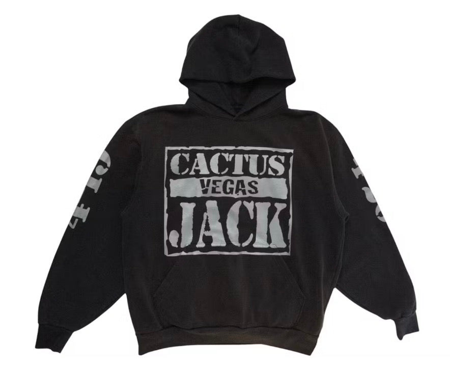 Size 2XL Travis Scott x Wrestlemania Hoodie “Black”