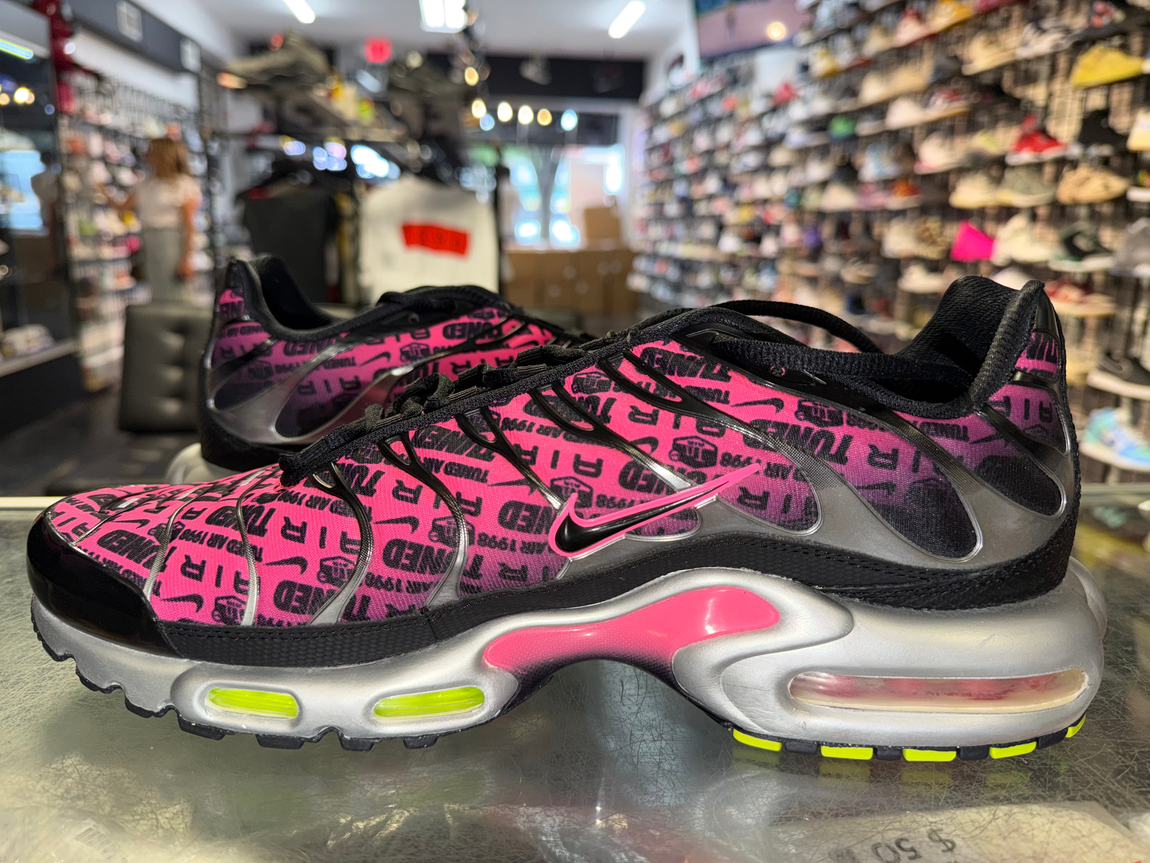 Size 13 Air Plus Mercurial XXV "Hyper Pink and Volt"