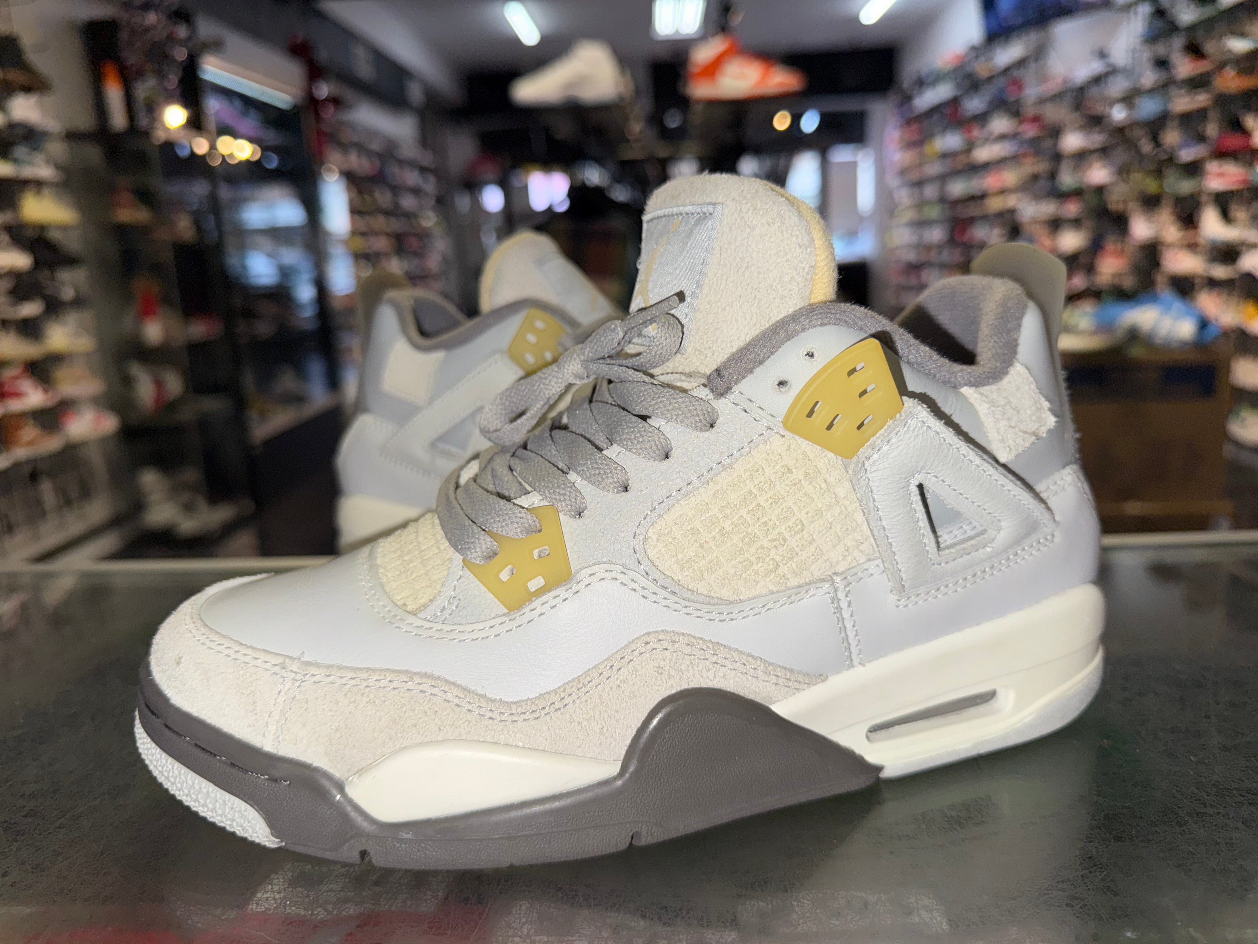 Size 7y Air Jordan 4 Craft "Photon Dust"