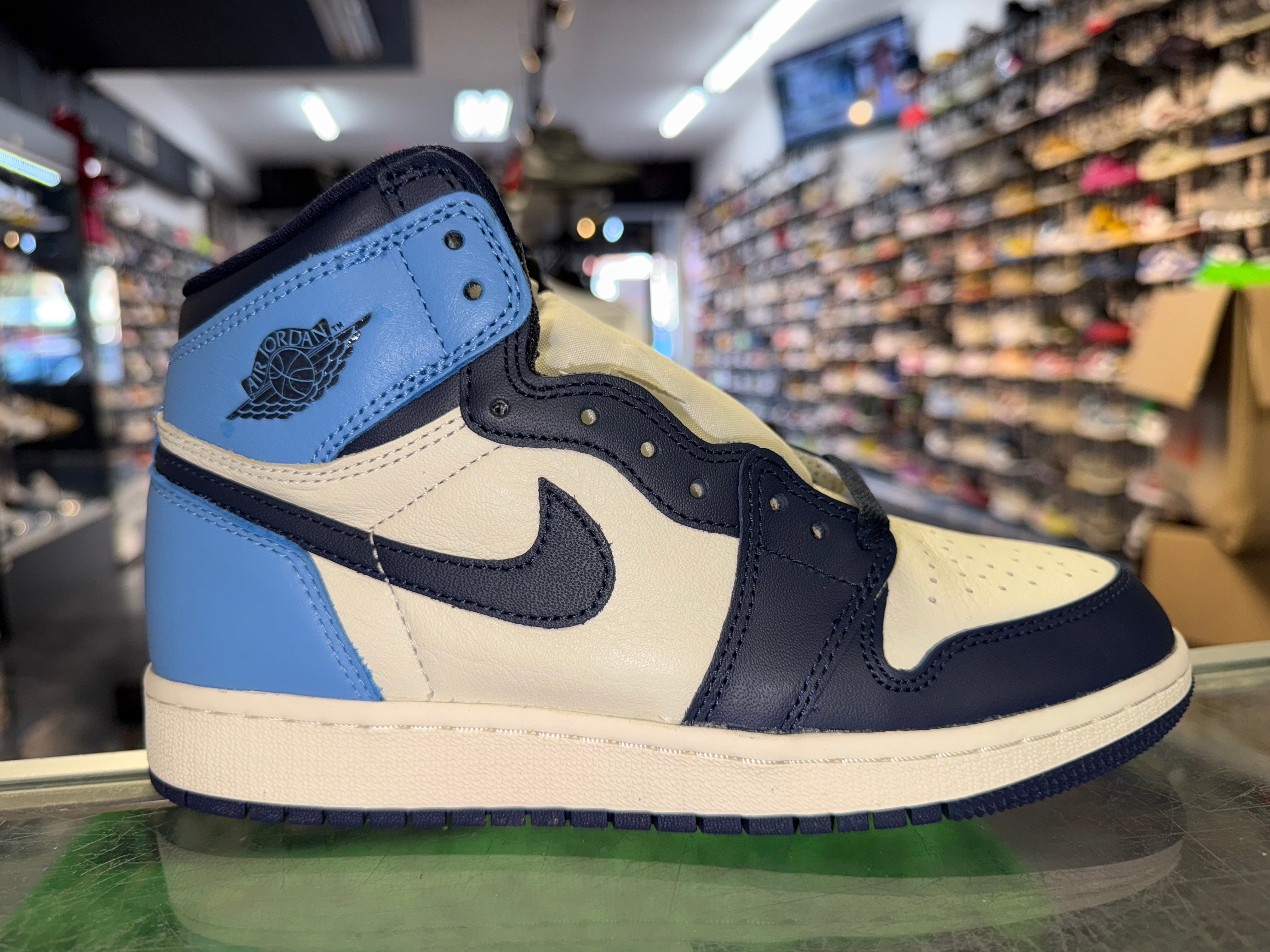 Size 4.5y Air Jordan 1 "Obsidian" Brand New