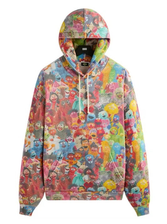 Size XXL Kith x Sesame Street Family Hoodie “Multicolor” Brand New