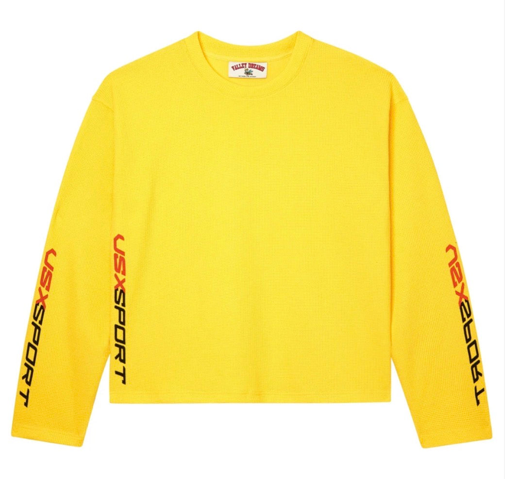 Size M Vale Forever VSX Thermal Long Sleeve “Yellow” Brand New