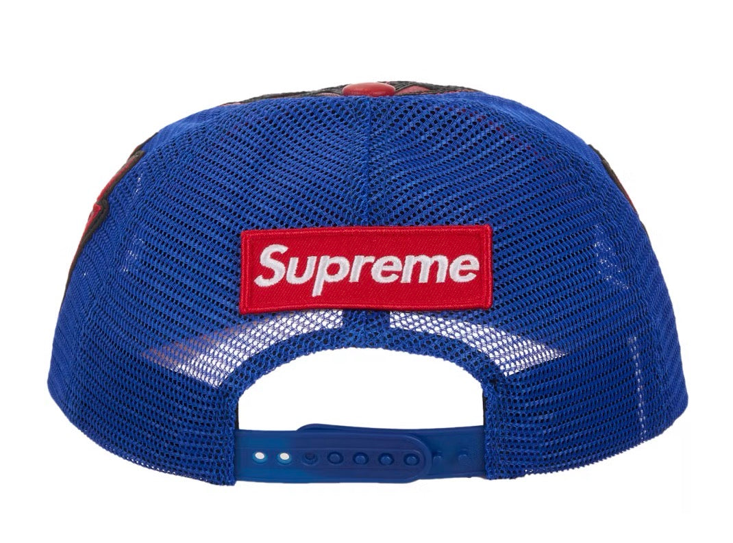 Size OS Supreme x Vanson Spider-Man 6 Panel Hat “Red” Brand New