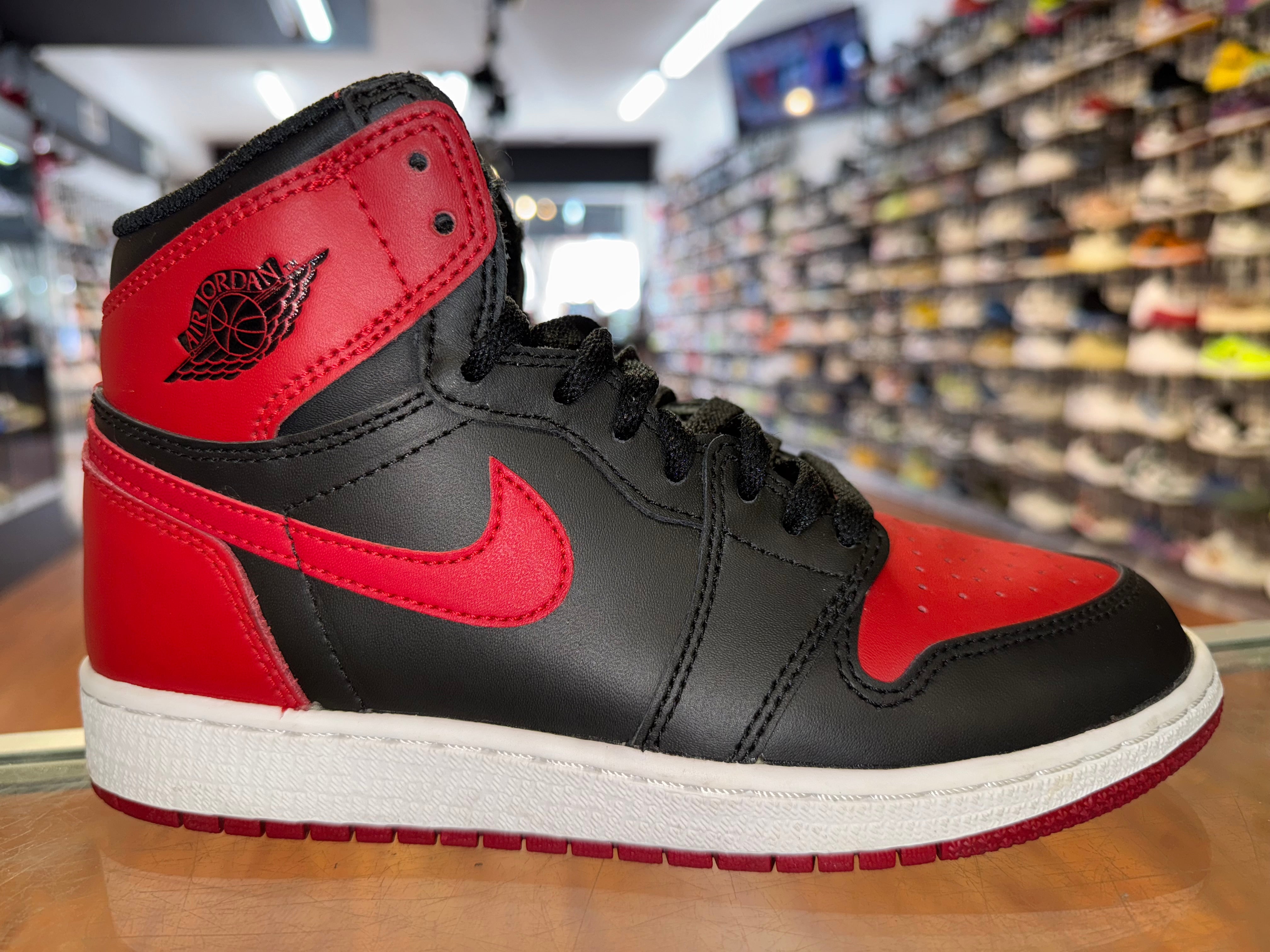 Size 4y Air Jordan 1 "Bred Banned"