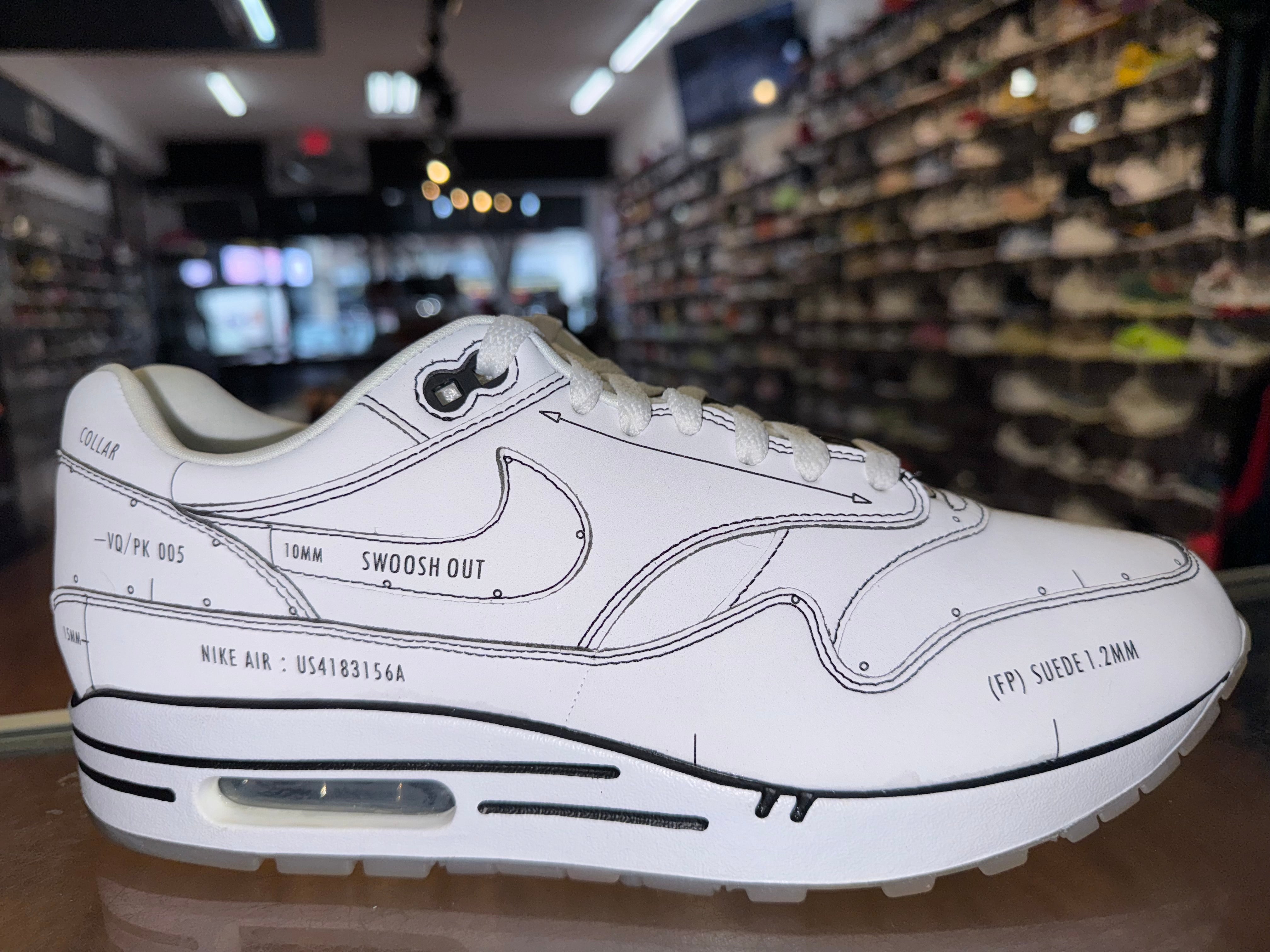 Size 10.5 Air Max 1 Tinker “Schematic”