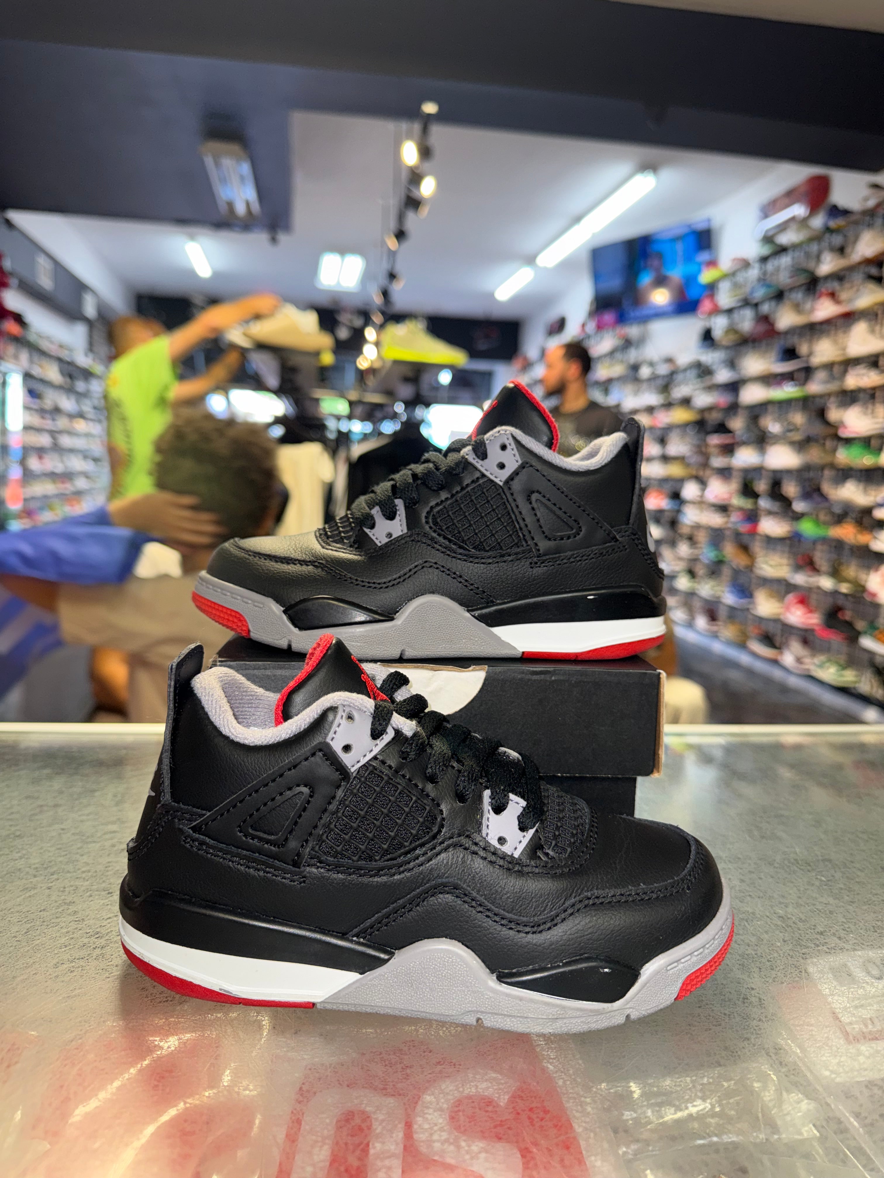 Size 11c Air Jordan 4 “Bred Reimagined” (PS)