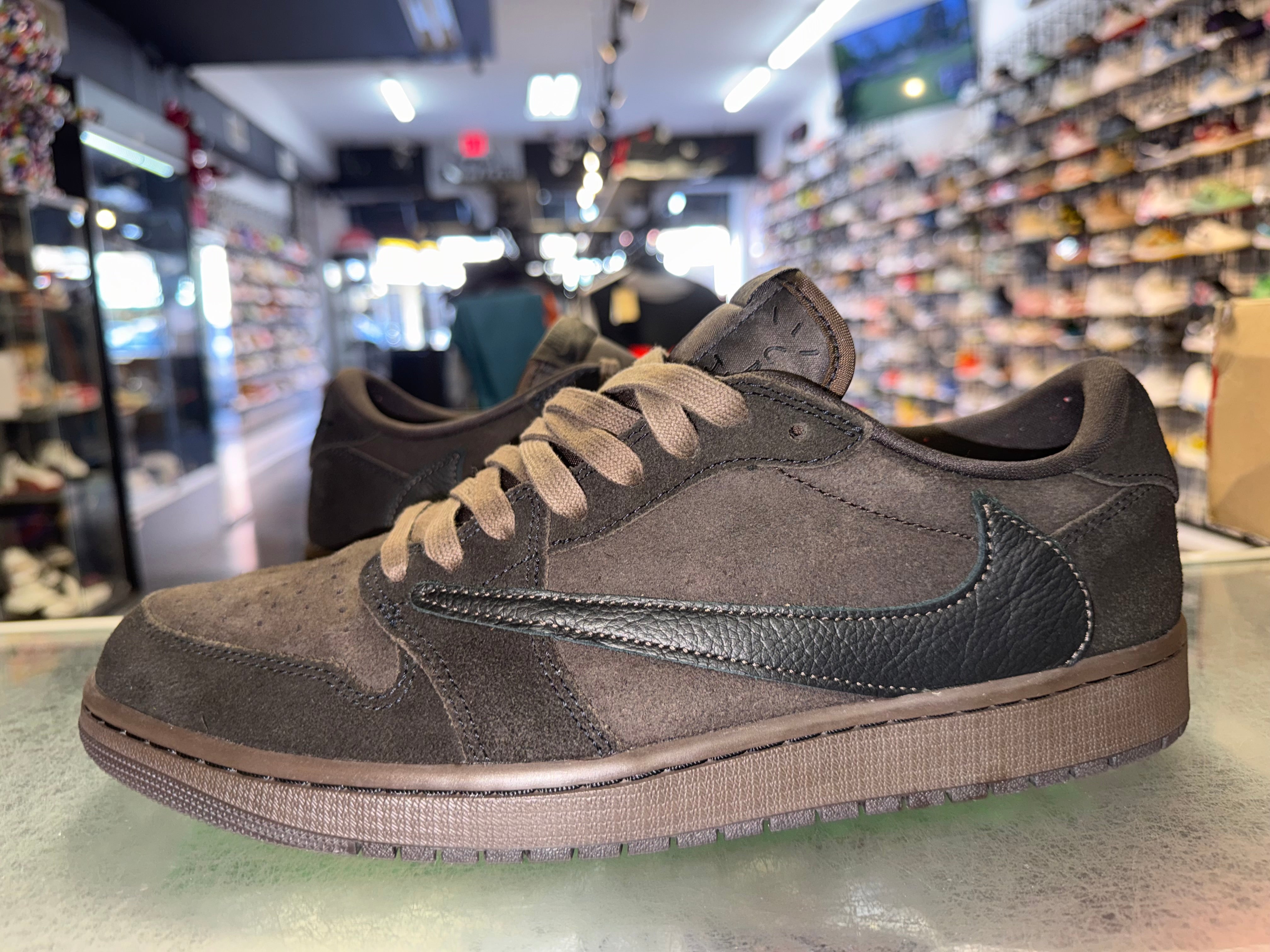 Size 12 Air Jordan 1 Travis Scott "Velvet Brown"