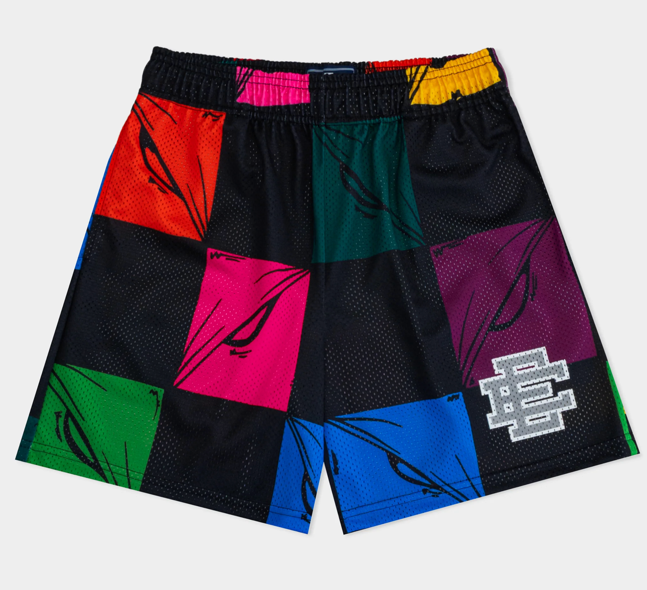Size M Eric Emanuel x Matty Boy EE Shorts “Eyes Multicolor” Brand New