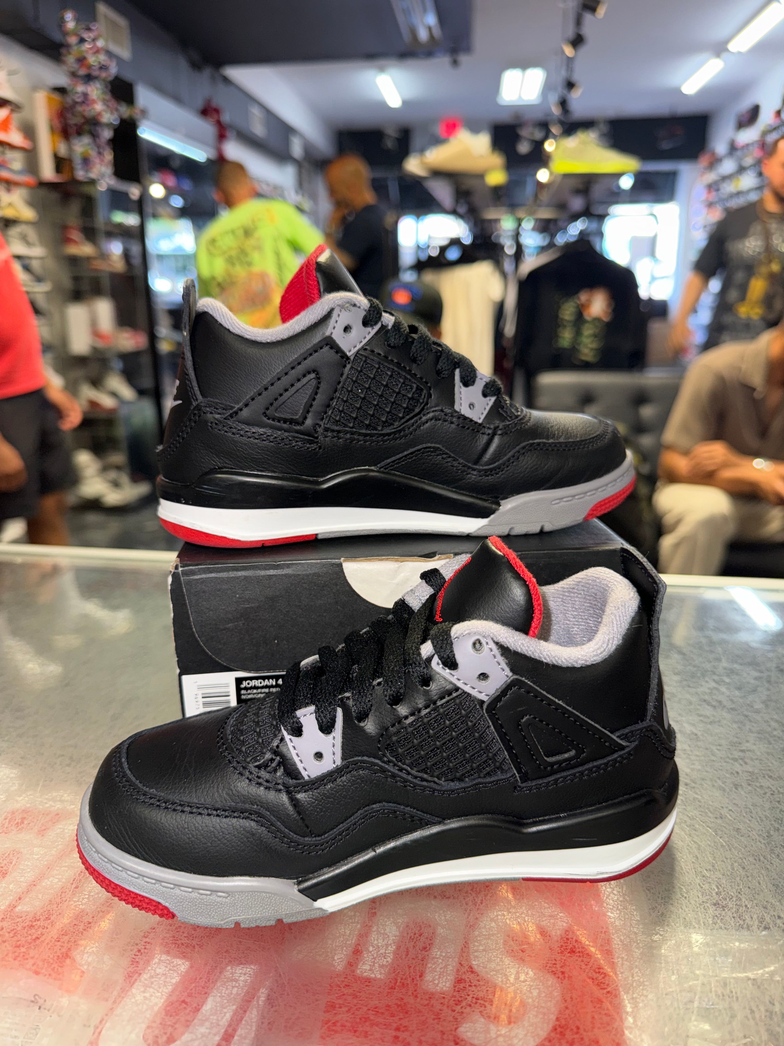 Size 11c Air Jordan 4 “Bred Reimagined” (PS)