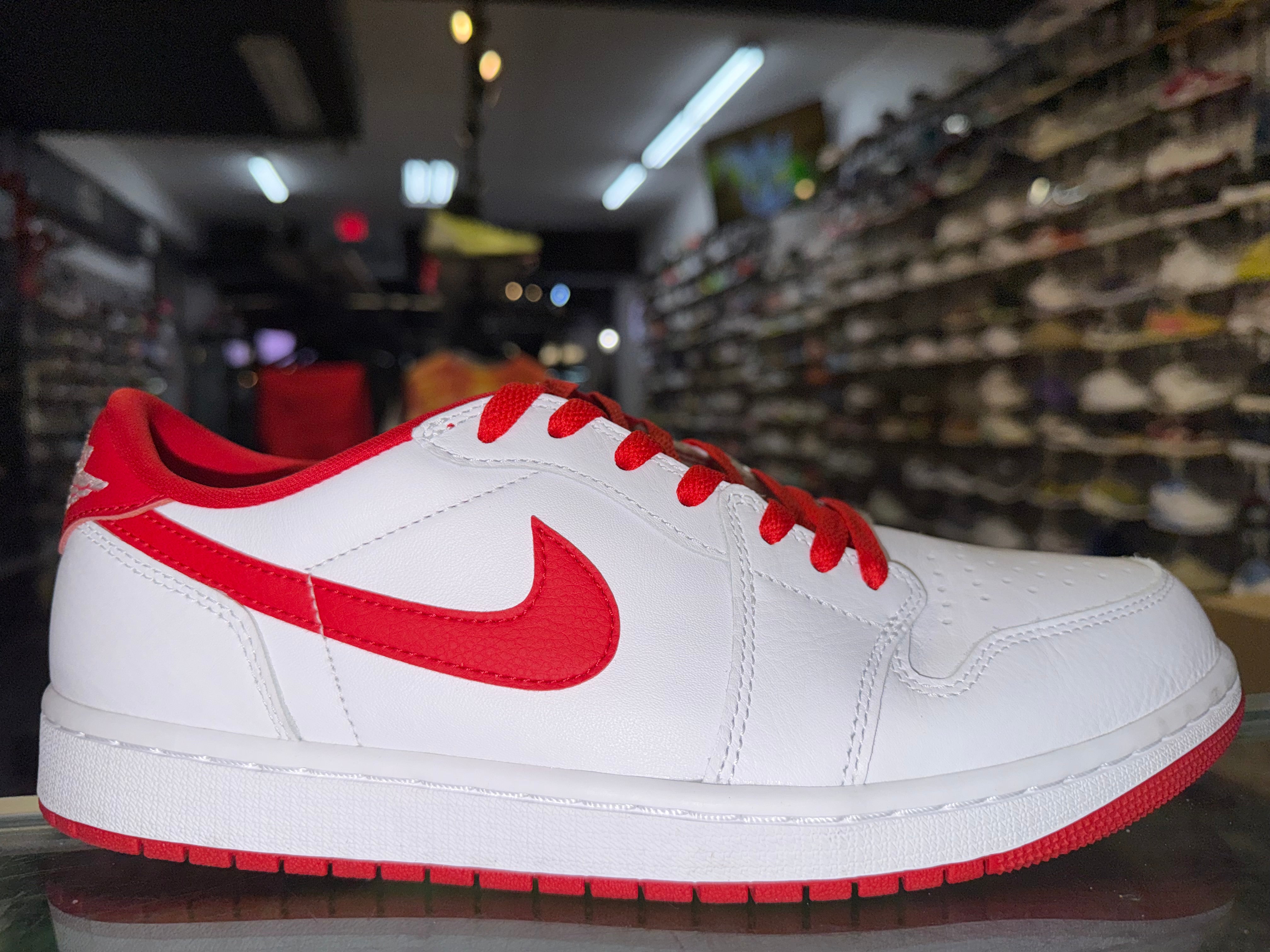 Size 10 Air Jordan 1 Low "University Red"