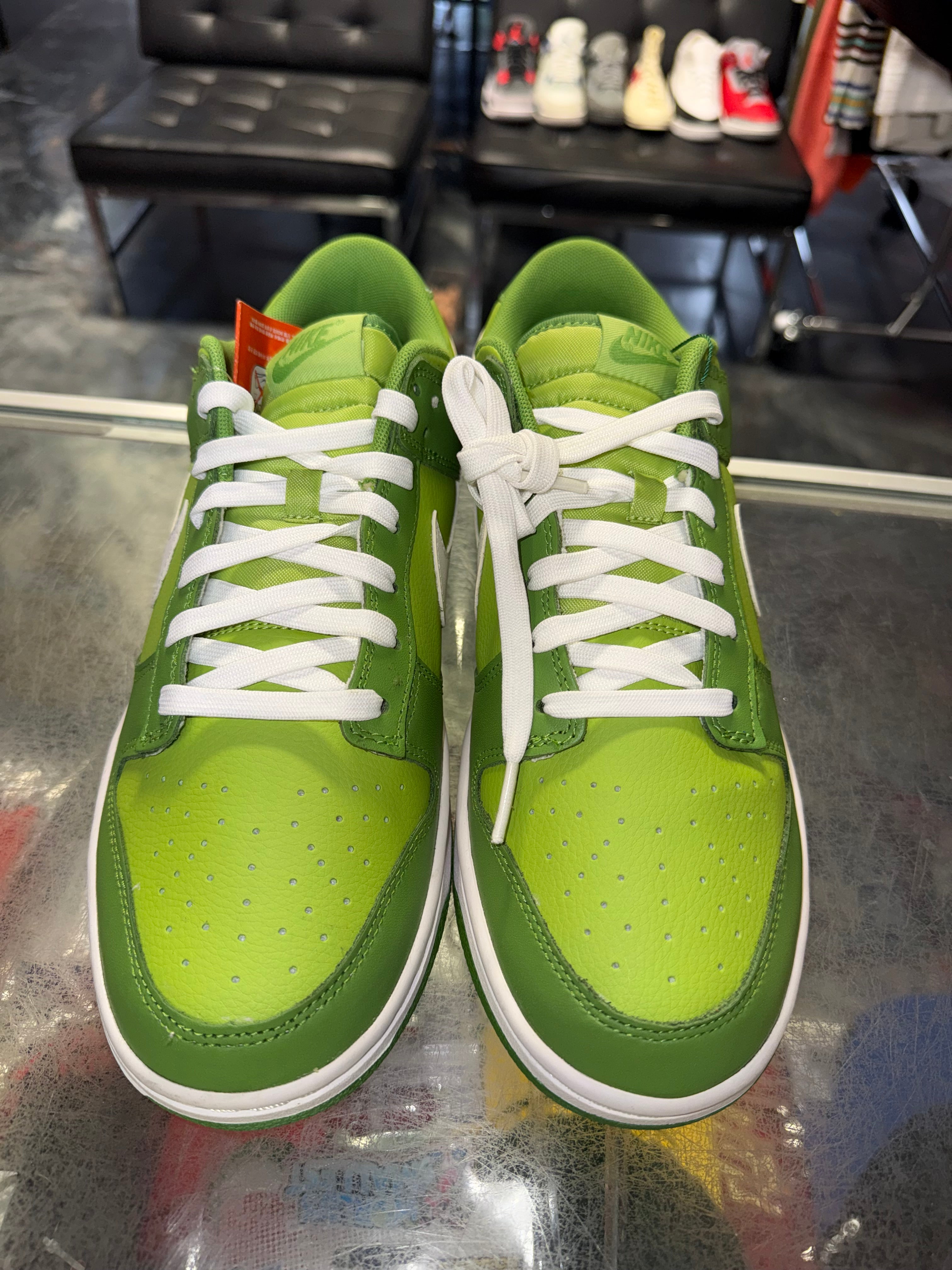 Size 10 Dunk Low "Chlorophyll" Brand New