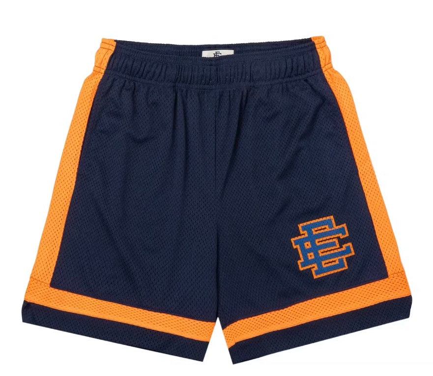 Size M Eric Emanuel EE V3 Shorts “Blue/Orange” – Direct Kicks