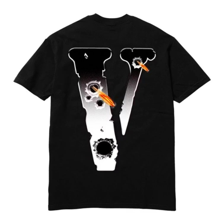 Size M Vlone x Pop Smoke Hawk Em’ Tee “Black” Brand New