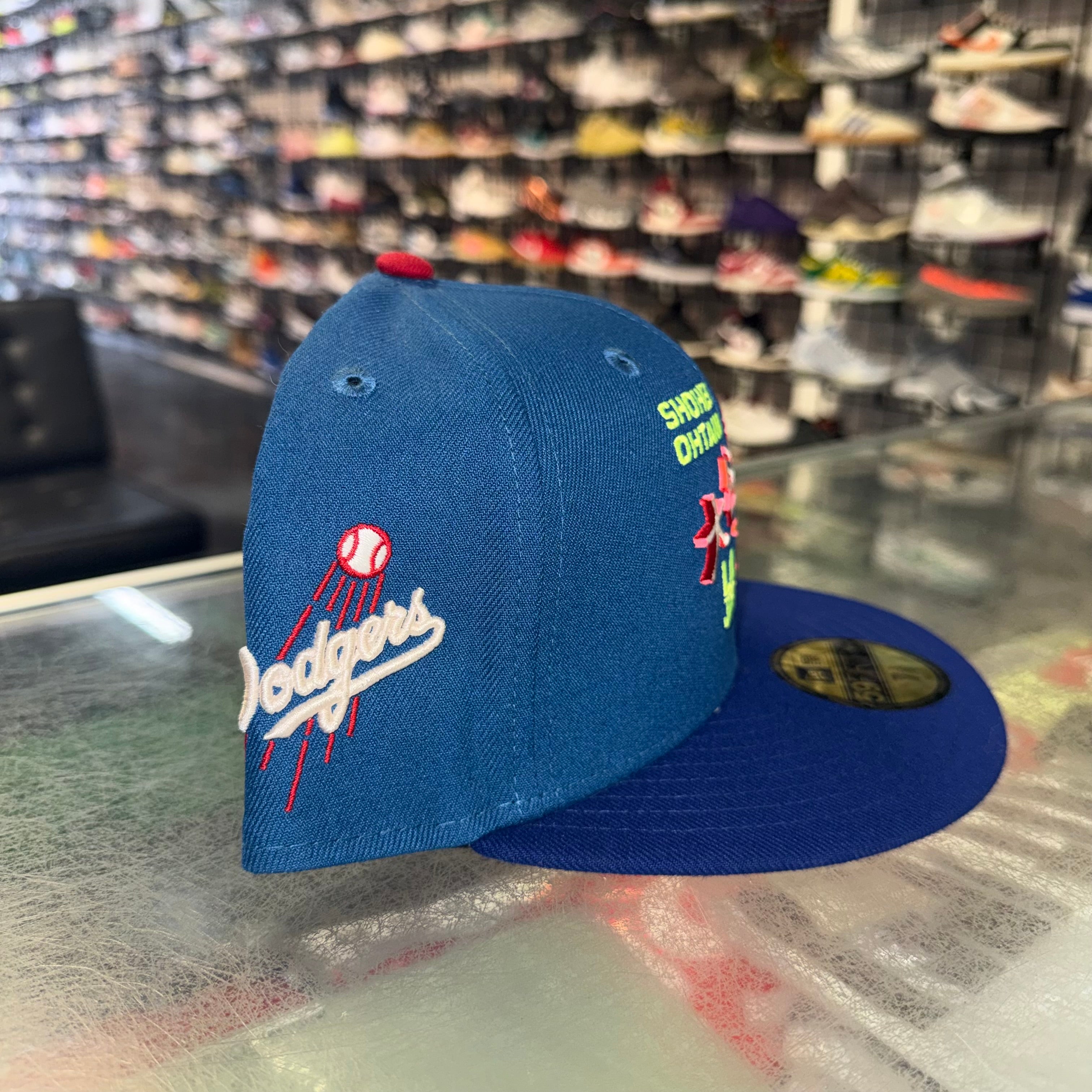 Size 7 3/8 New Era Fitted Hat “Dodgers Shohei Blue” Brand New