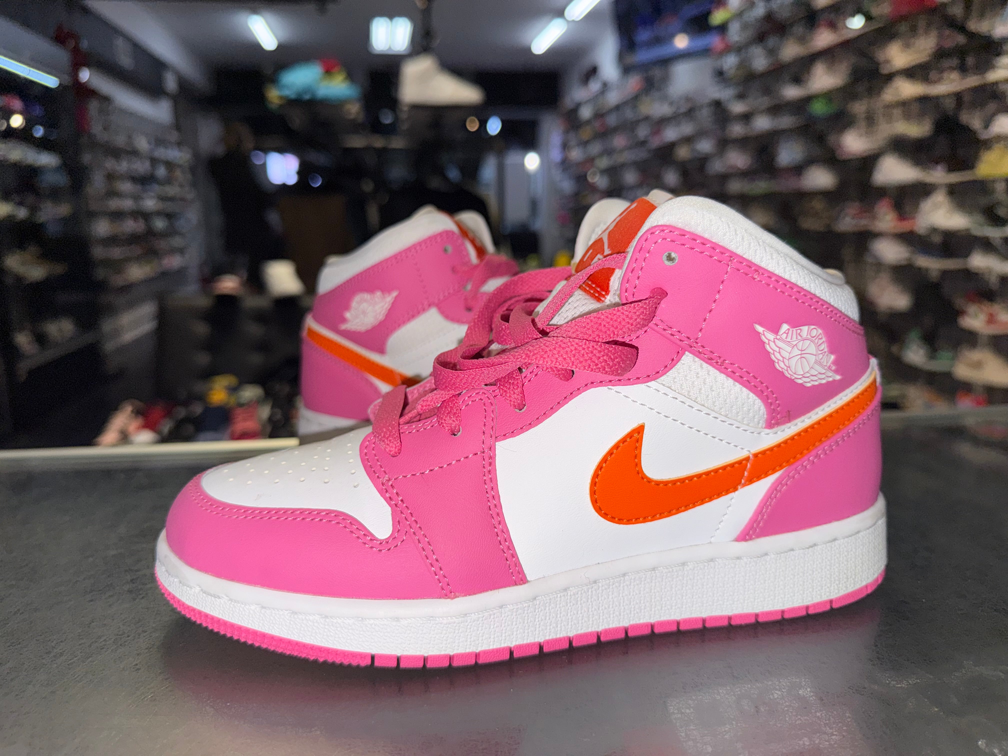 Size 5y Air Jordan 1 Mid "Pinksickle"