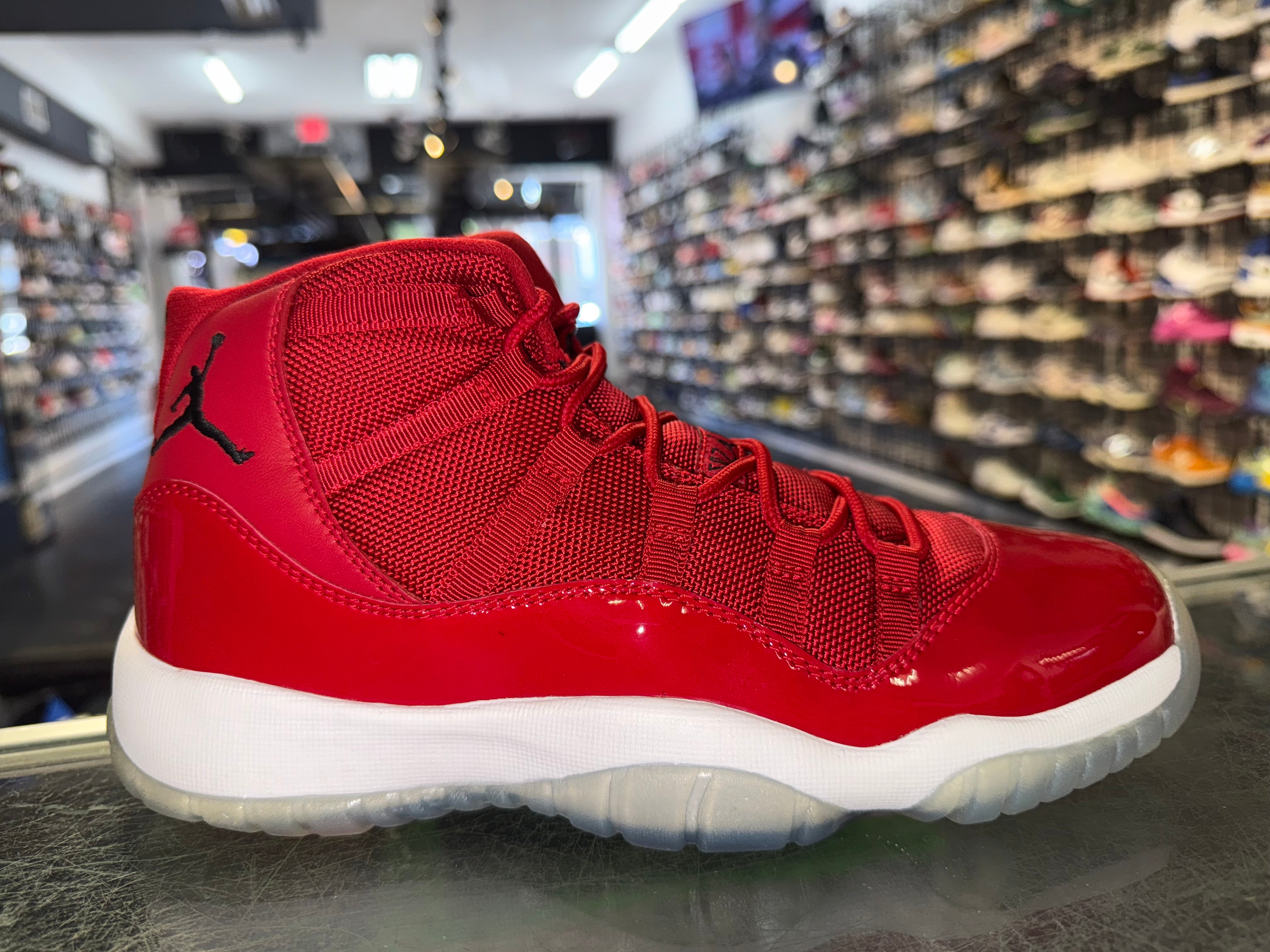 Size 6.5y Air Jordan 11 “Win Like 96” Brand New