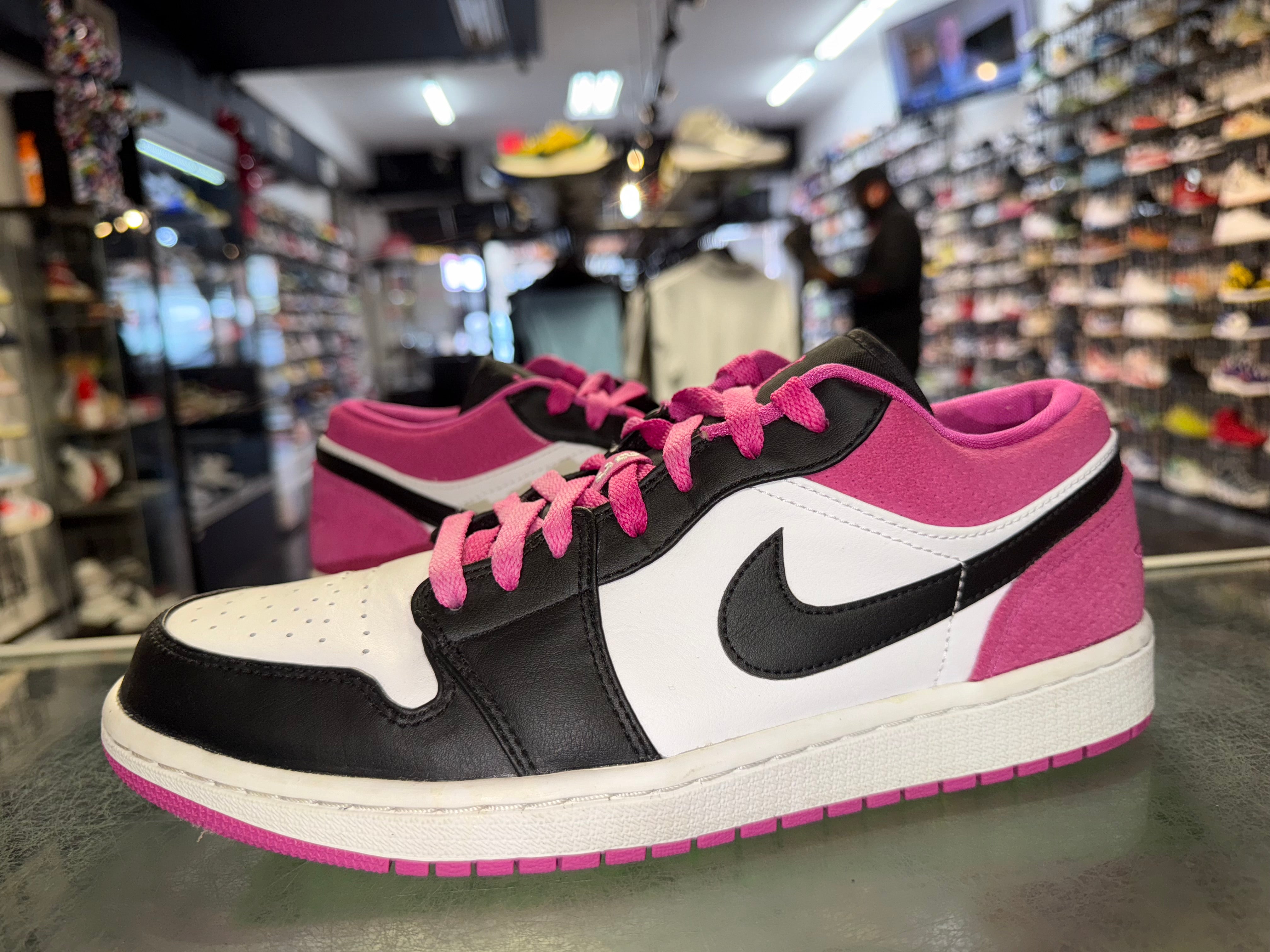 Size 9.5 Air Jordan 1 Low “Pink Fuchsia”