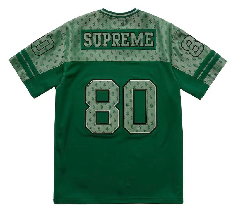 Size M Supreme Monogram Football Jersey “Green”