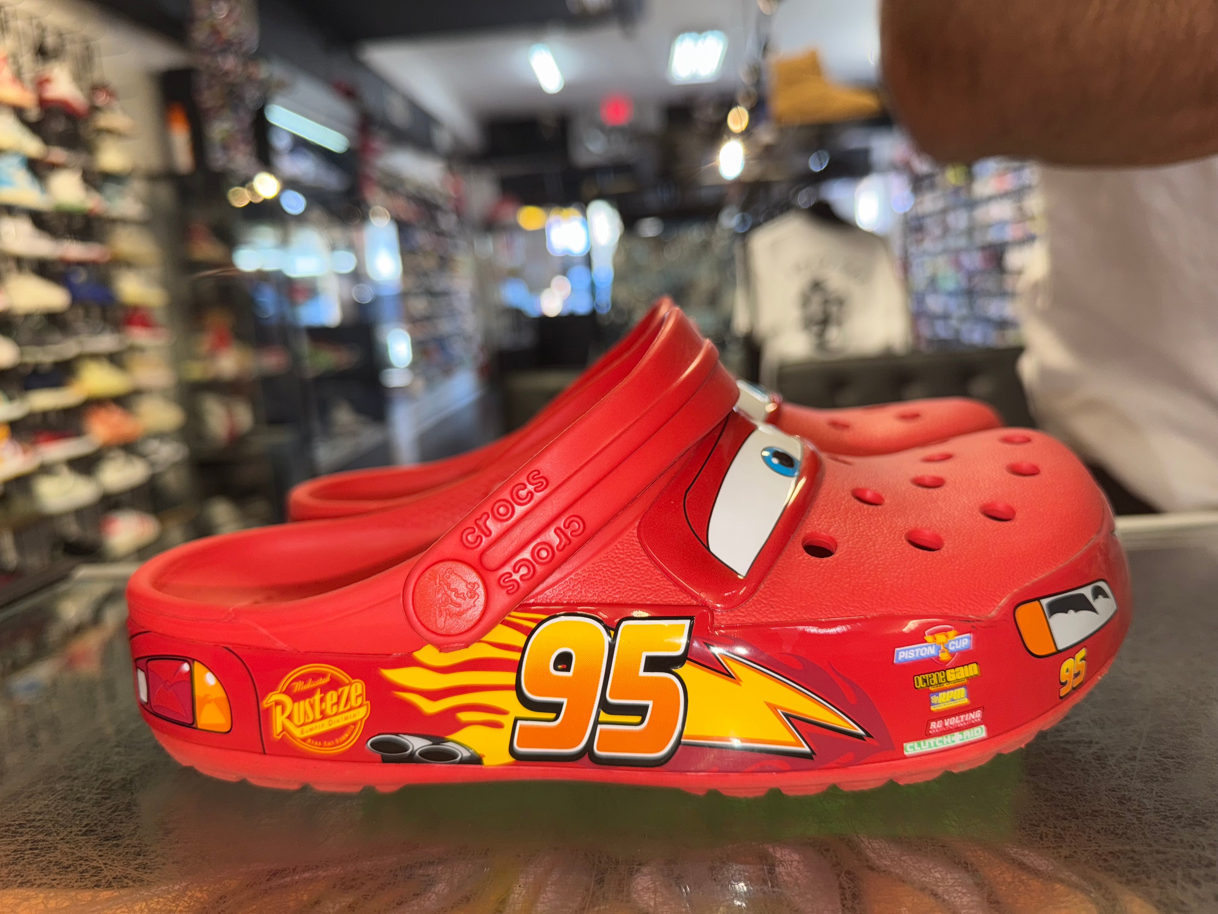 Size 4 Crocs Classic Clog “Lightning McQueen”